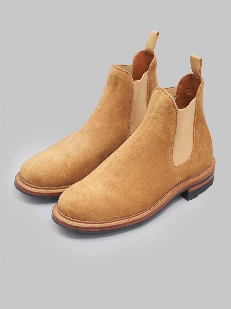 VIBERG Viberg Chelsea Boot Anise Janus Calf Suede outlook