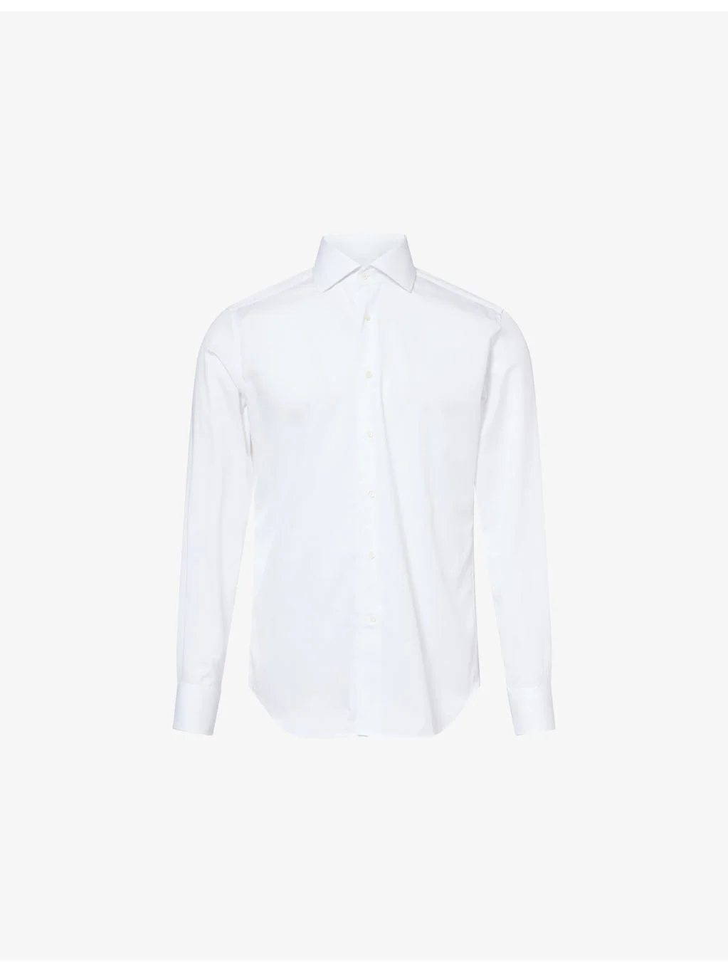 Regular-Fit Classic-Collar Cotton Shirt - 1
