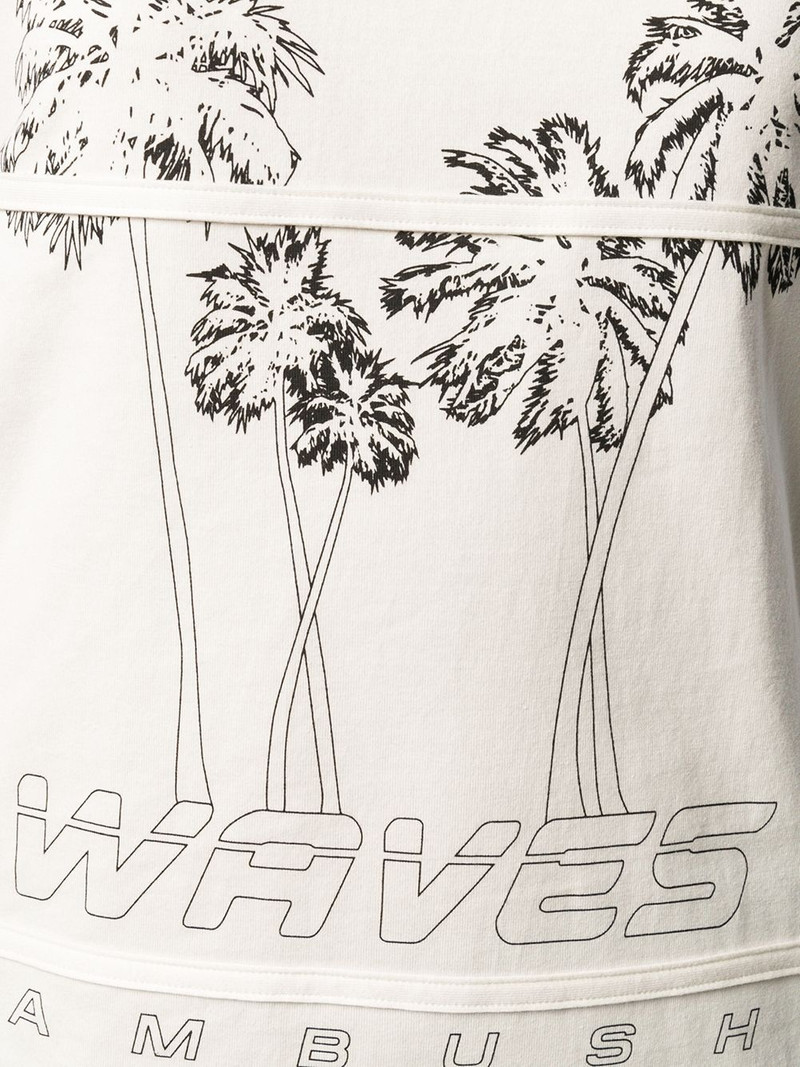 sleeveless tie T-shirt 5
