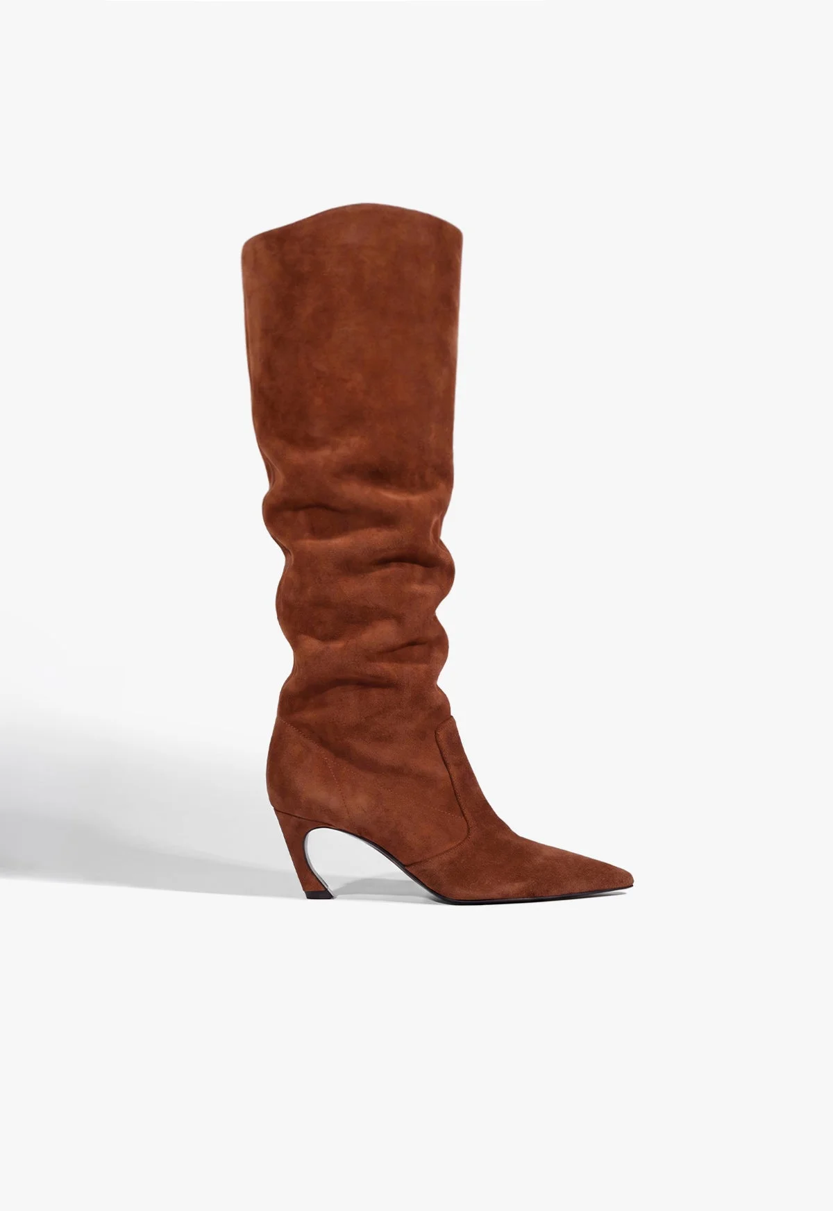 Lexi Mid Slouch Suede Boot - 1