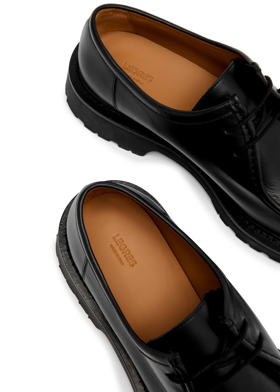 Legres Leather Derby Shoes - 4