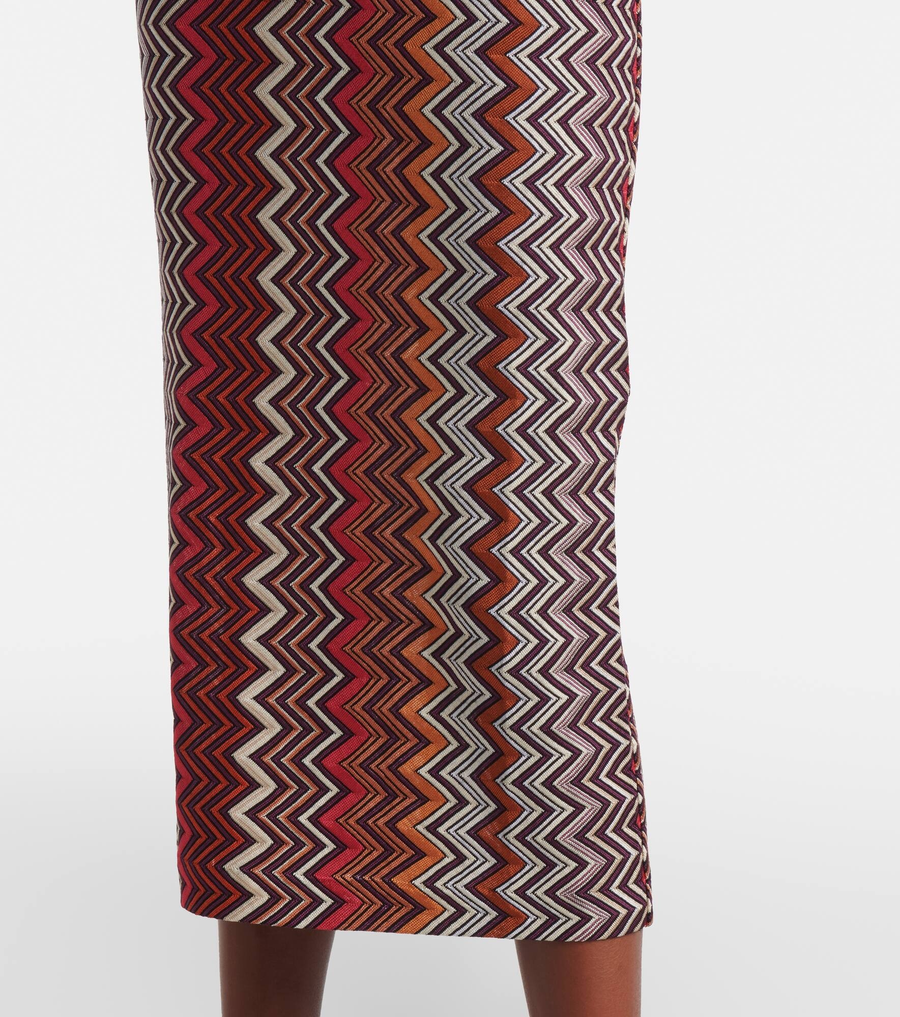 Zig Zag midi dress - 5