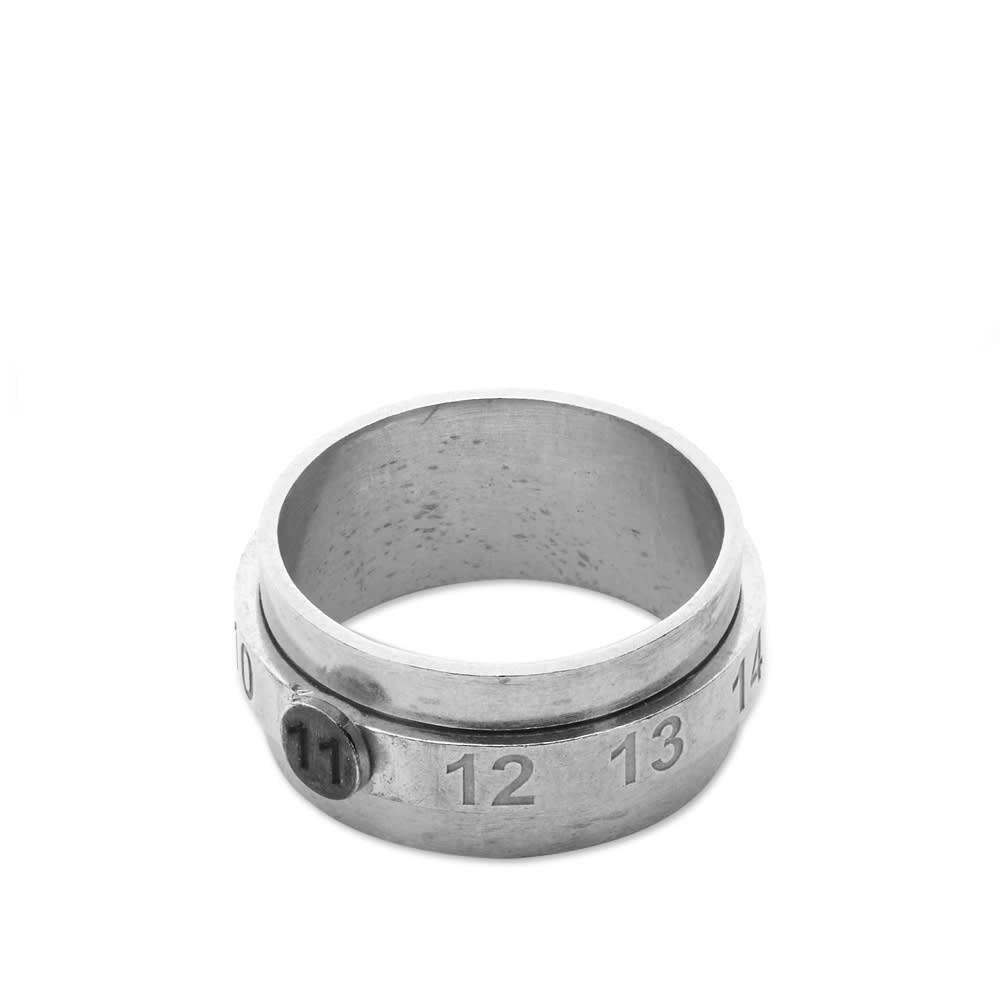 Maison Margiela 11 Embossed Band Ring - 2