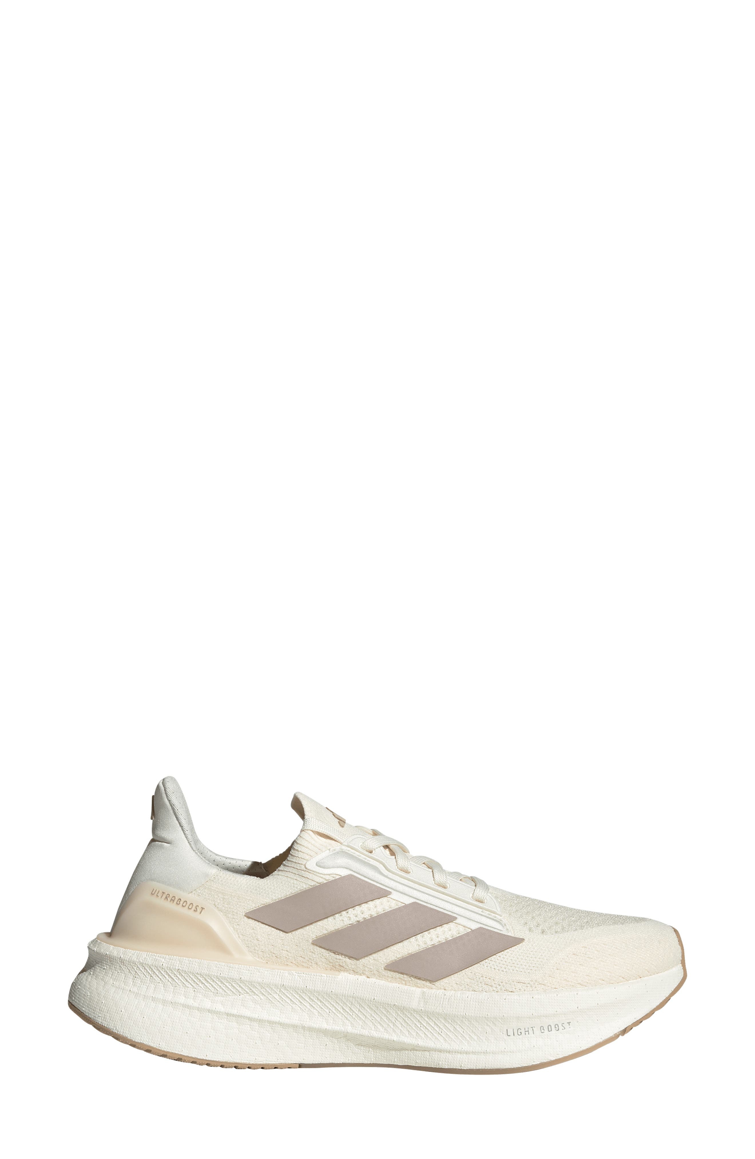 adidas Ultraboost 5 Running Shoe in Off White/Wonder Taupe/White at Nordstrom - 3