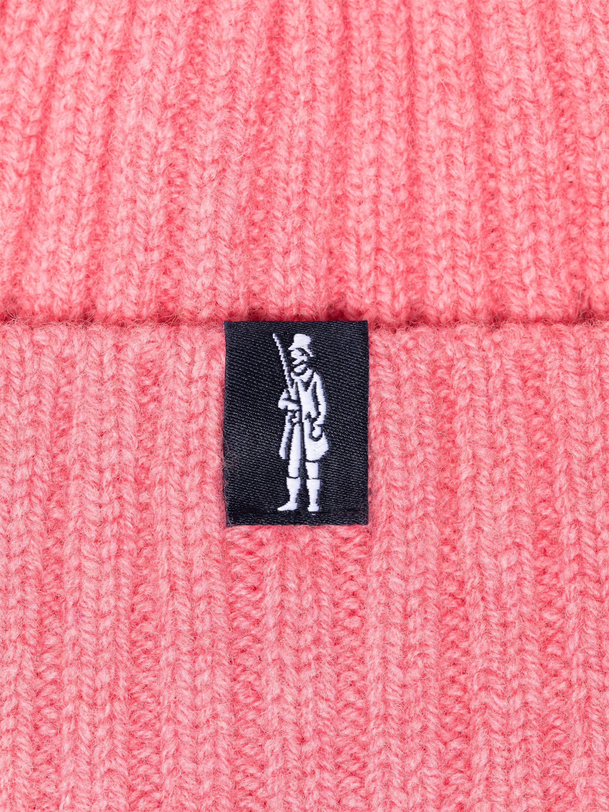 BILLIE PINK WOOL BENIE HAT - 2