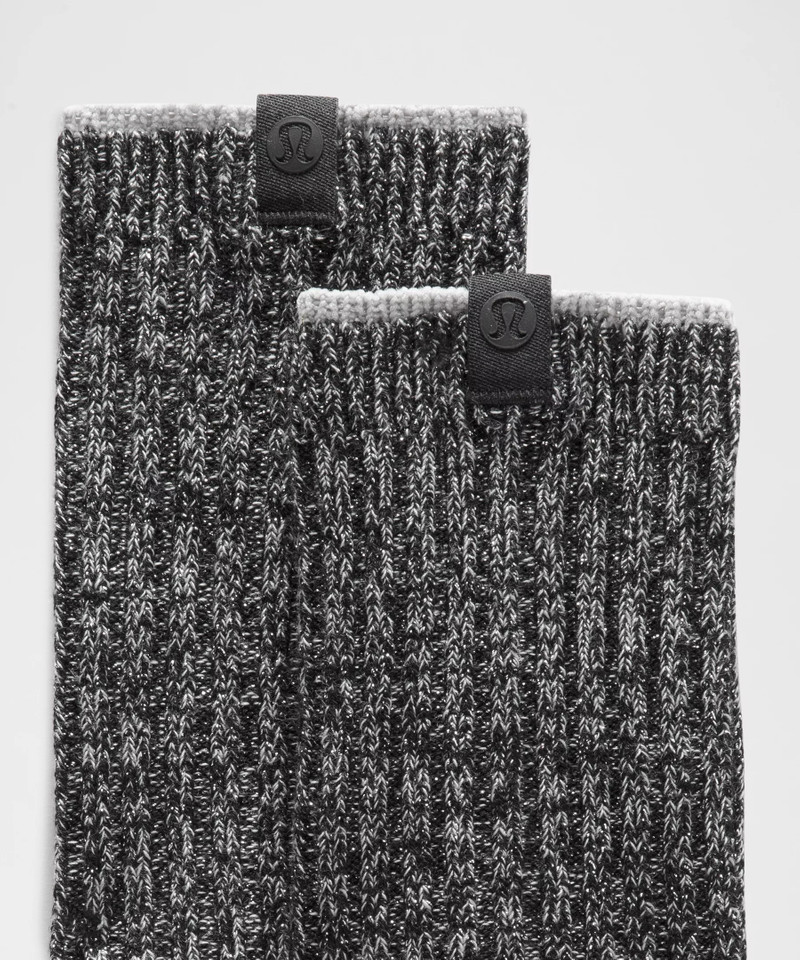 lululemon Unisex Crew Length Ragg Socks *Shine outlook