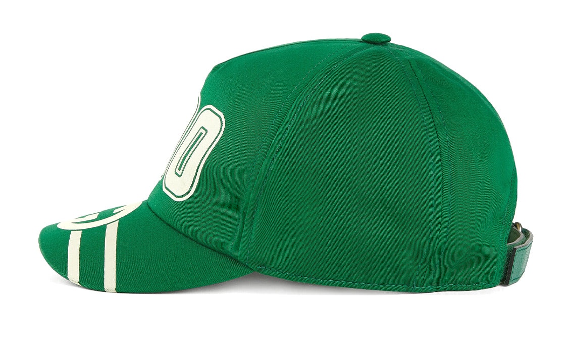 Gucci 100 Baseball Velcro Strap Cap 'Green' 6730814HAKR3666 - 2
