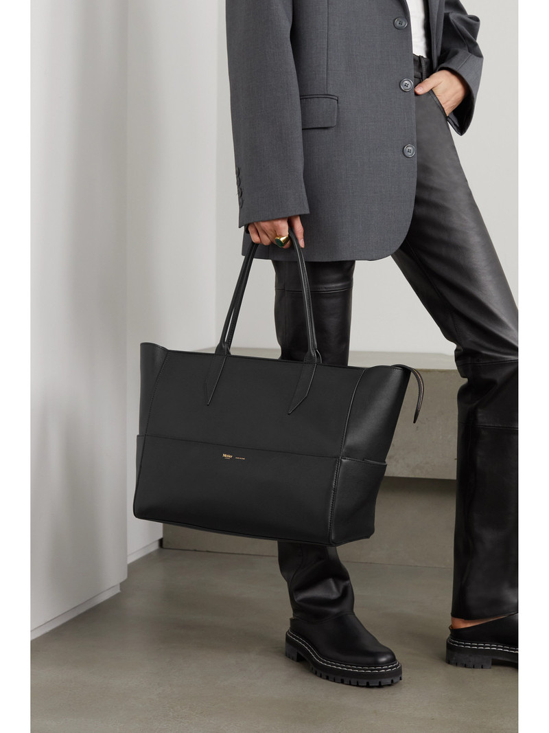 MÉTIER Incognito Small Leather Tote outlook