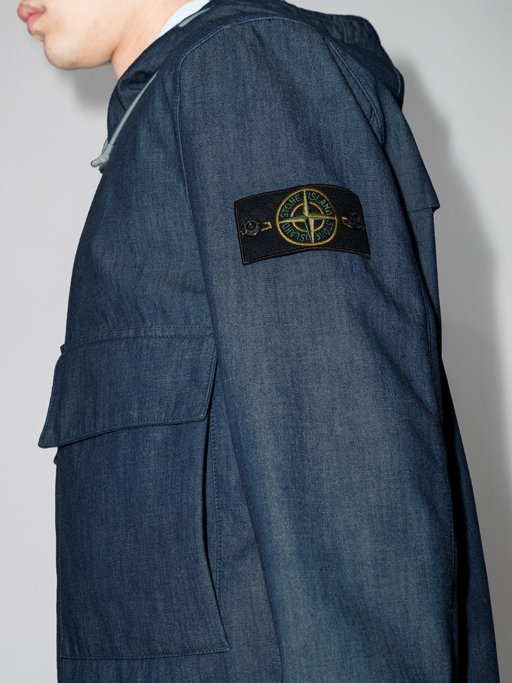 special chambray wash jacket - 4