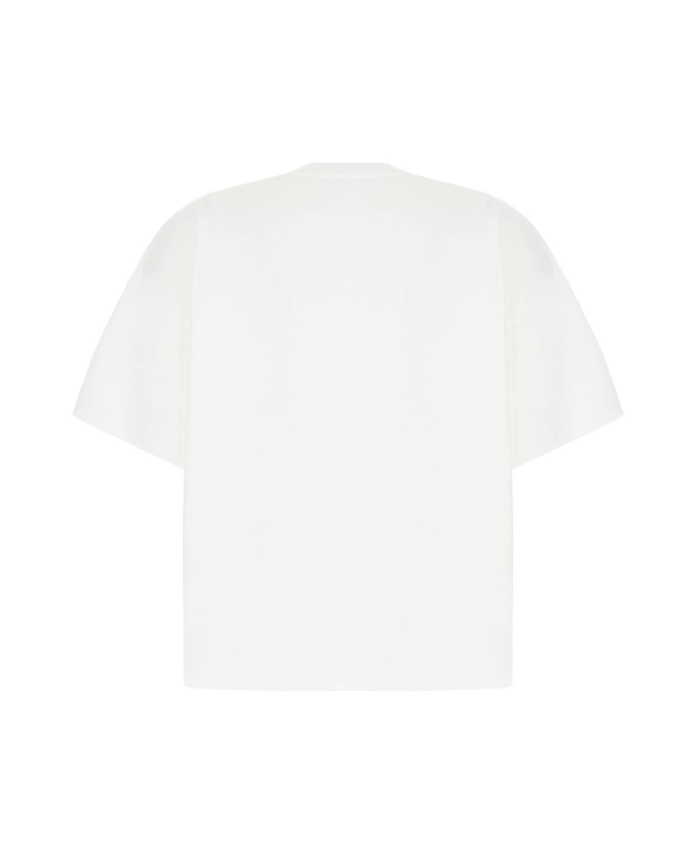 White Cotton T-shirt - 2