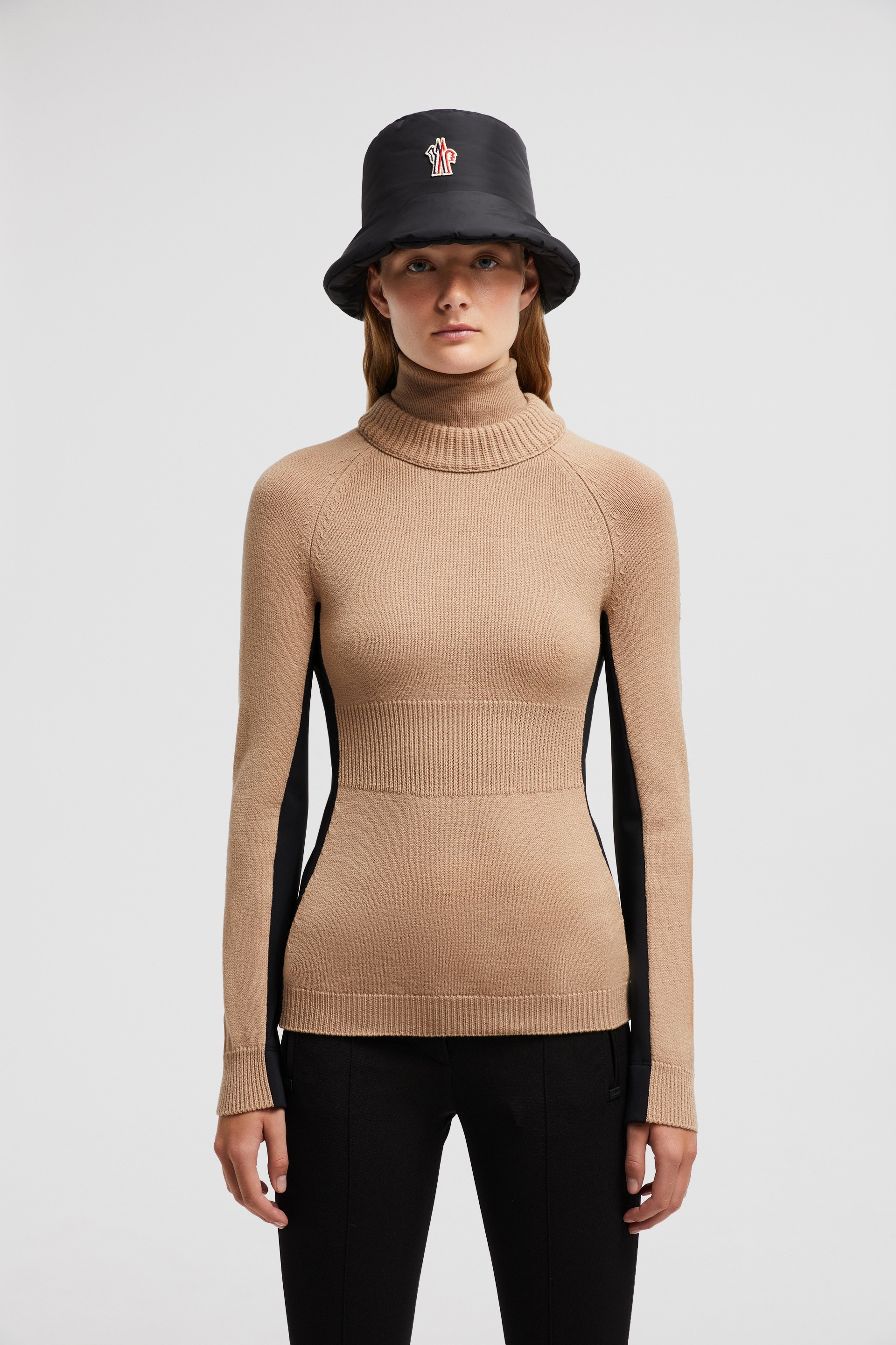 Wool & Fleece Turtleneck Sweater - 2