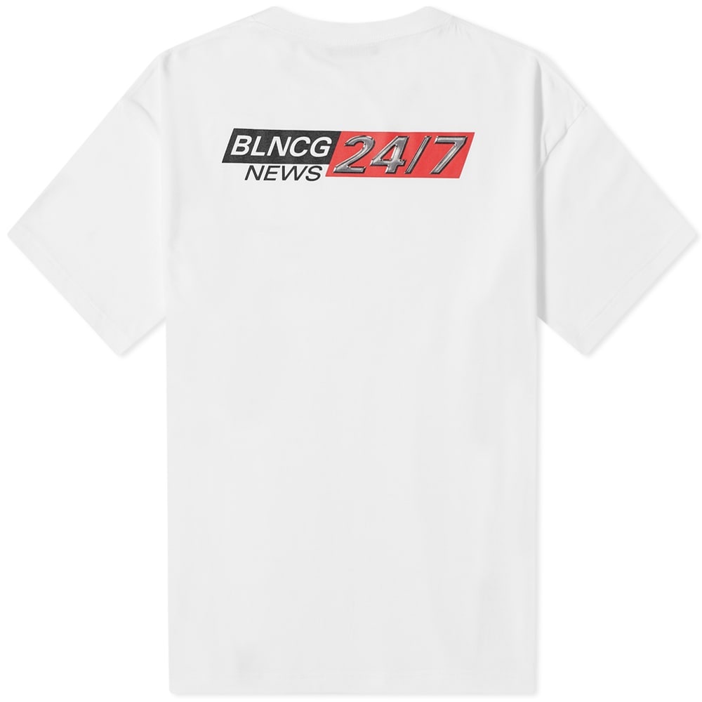 Balenciaga News Logo Print Tee - 2