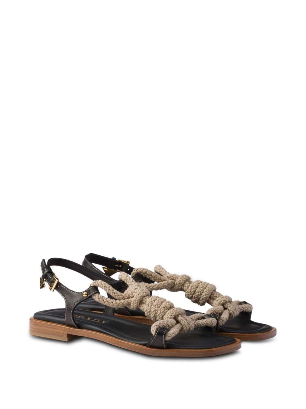 knotted rope-detail sandals - 2