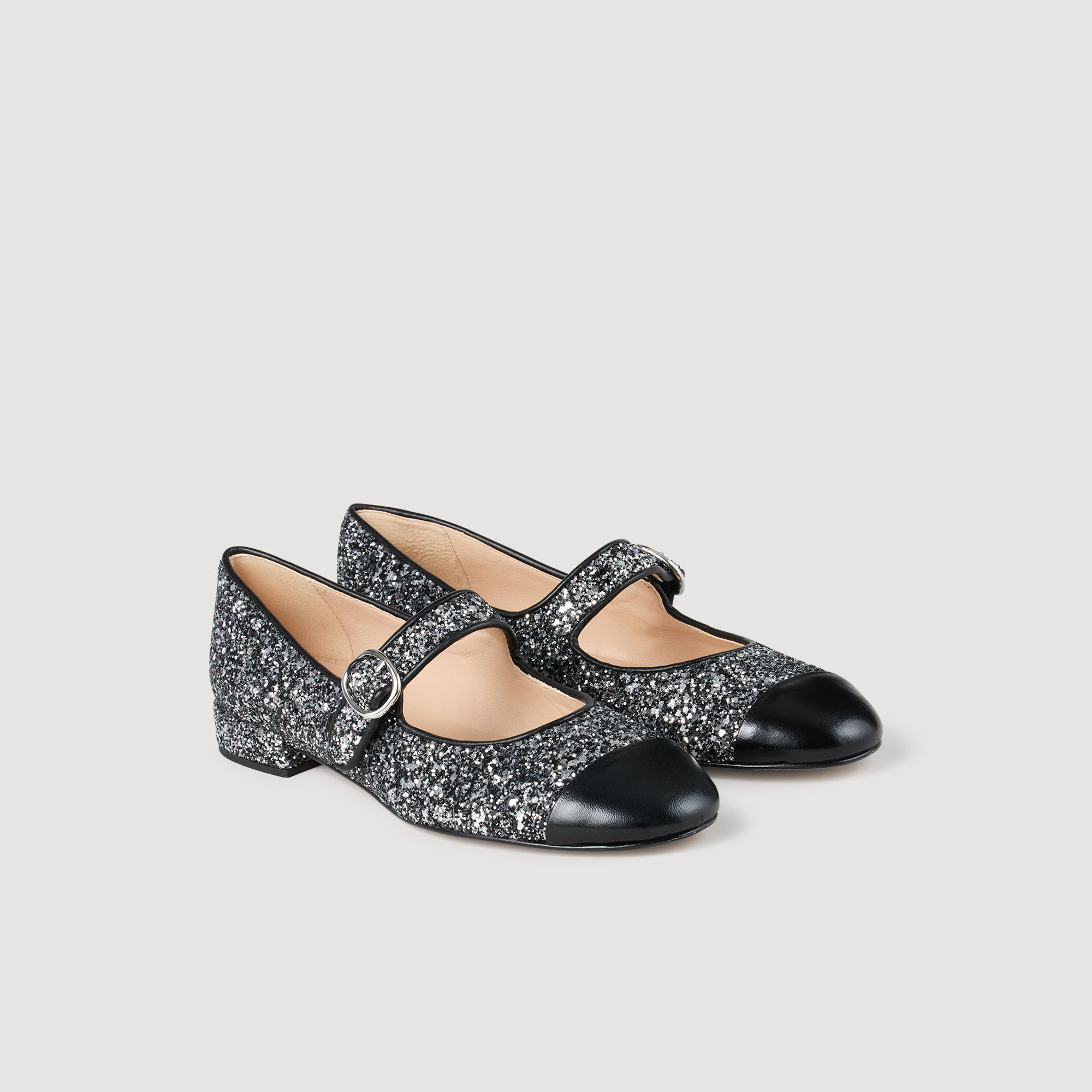 GLITTER BALLET FLATS - 2