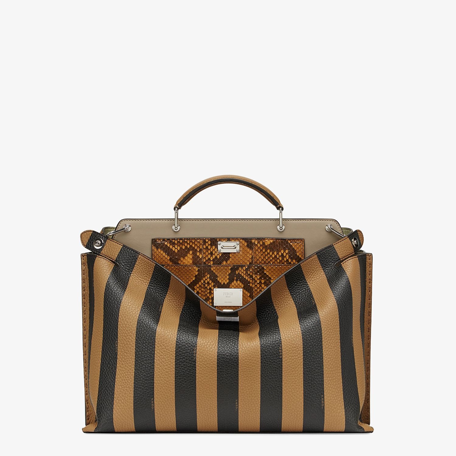  Brown leather bag - 1