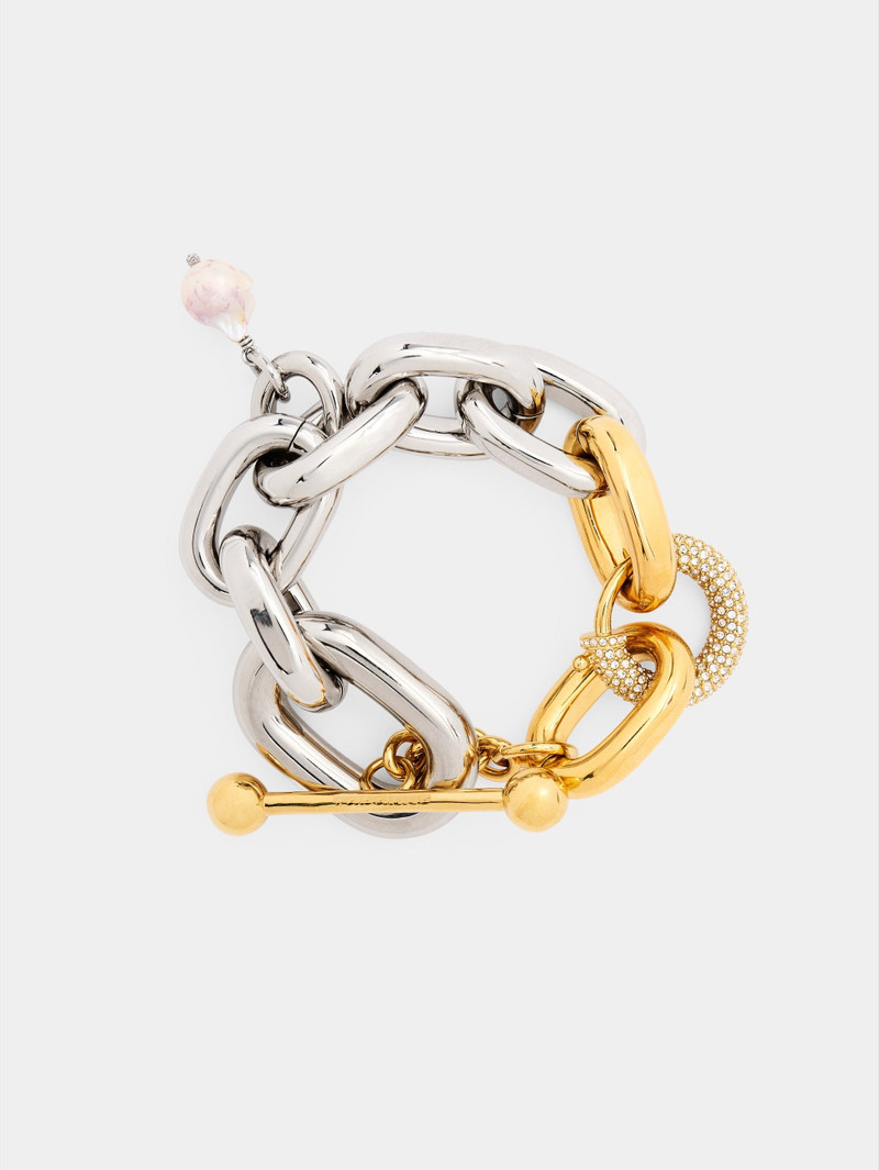BRACELET XL LINK IN BI-COLOR PUNK STYLE 4