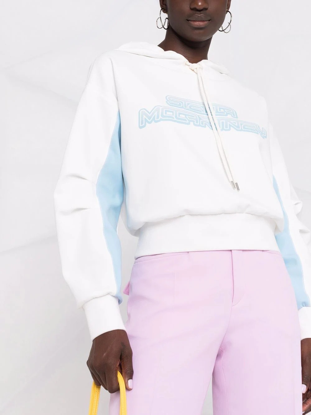 logo-print cotton-jersey hoodie - 3