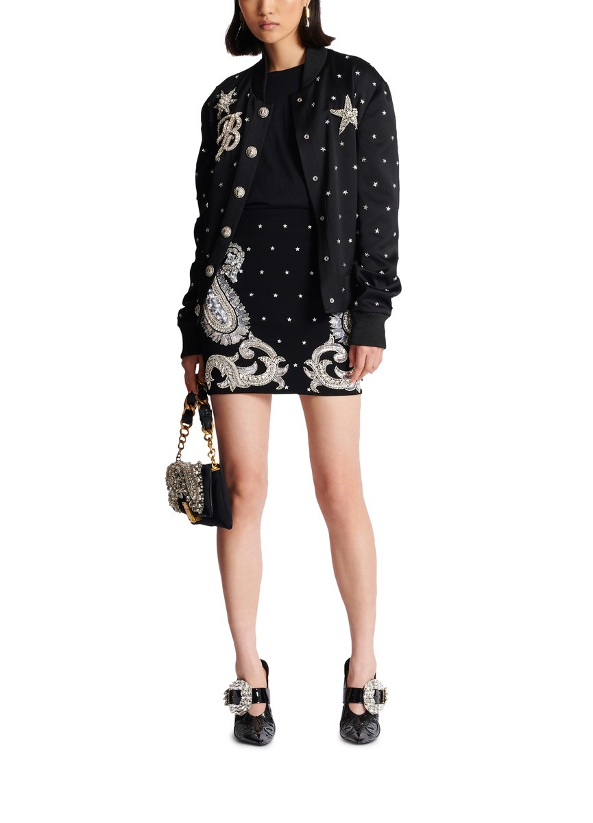 Paisley and Stars Embroidered Skirt - 6