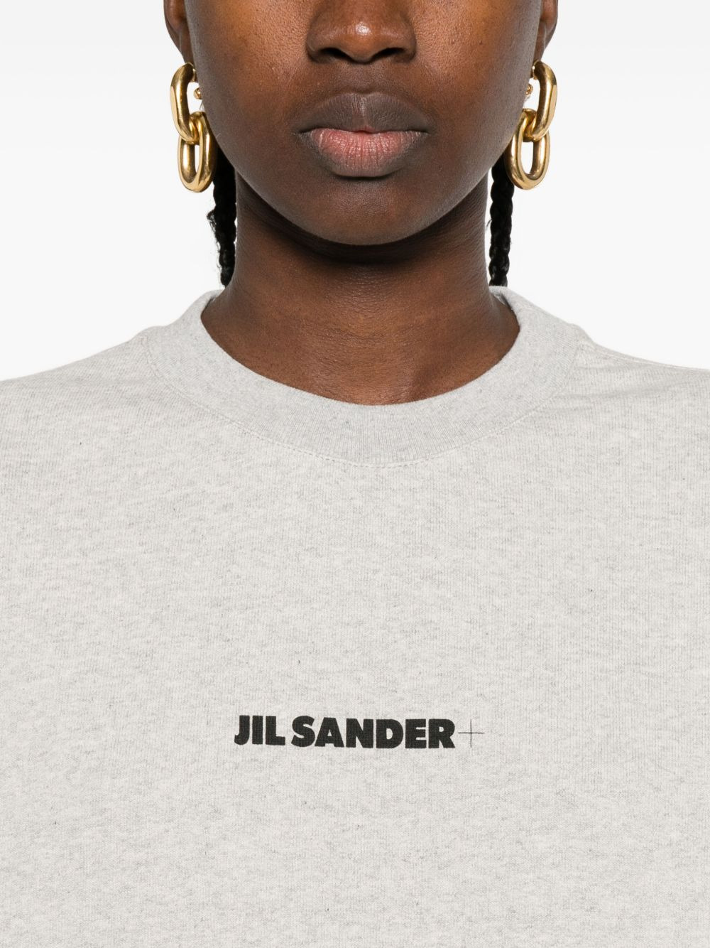 logo-embroidered cotton sweatshirt - 5