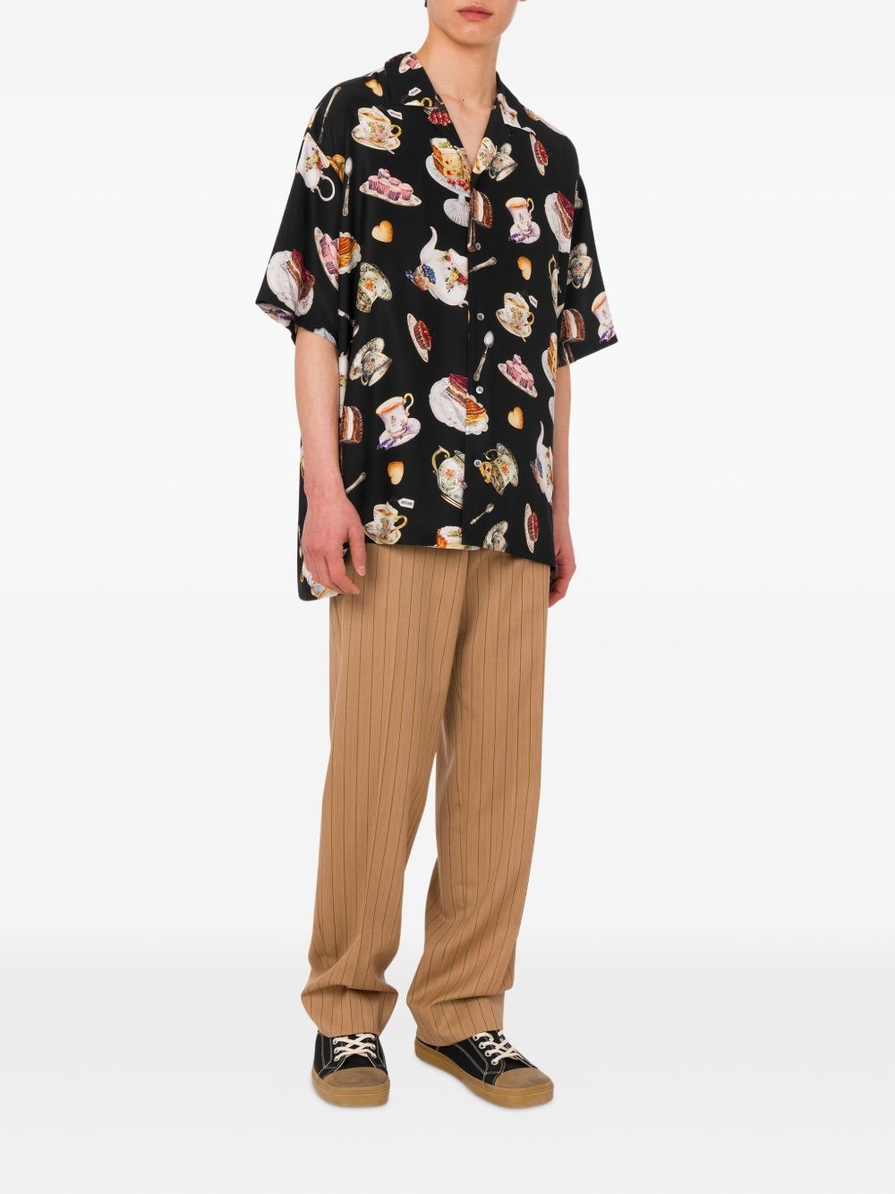 printed silk shirt - 2