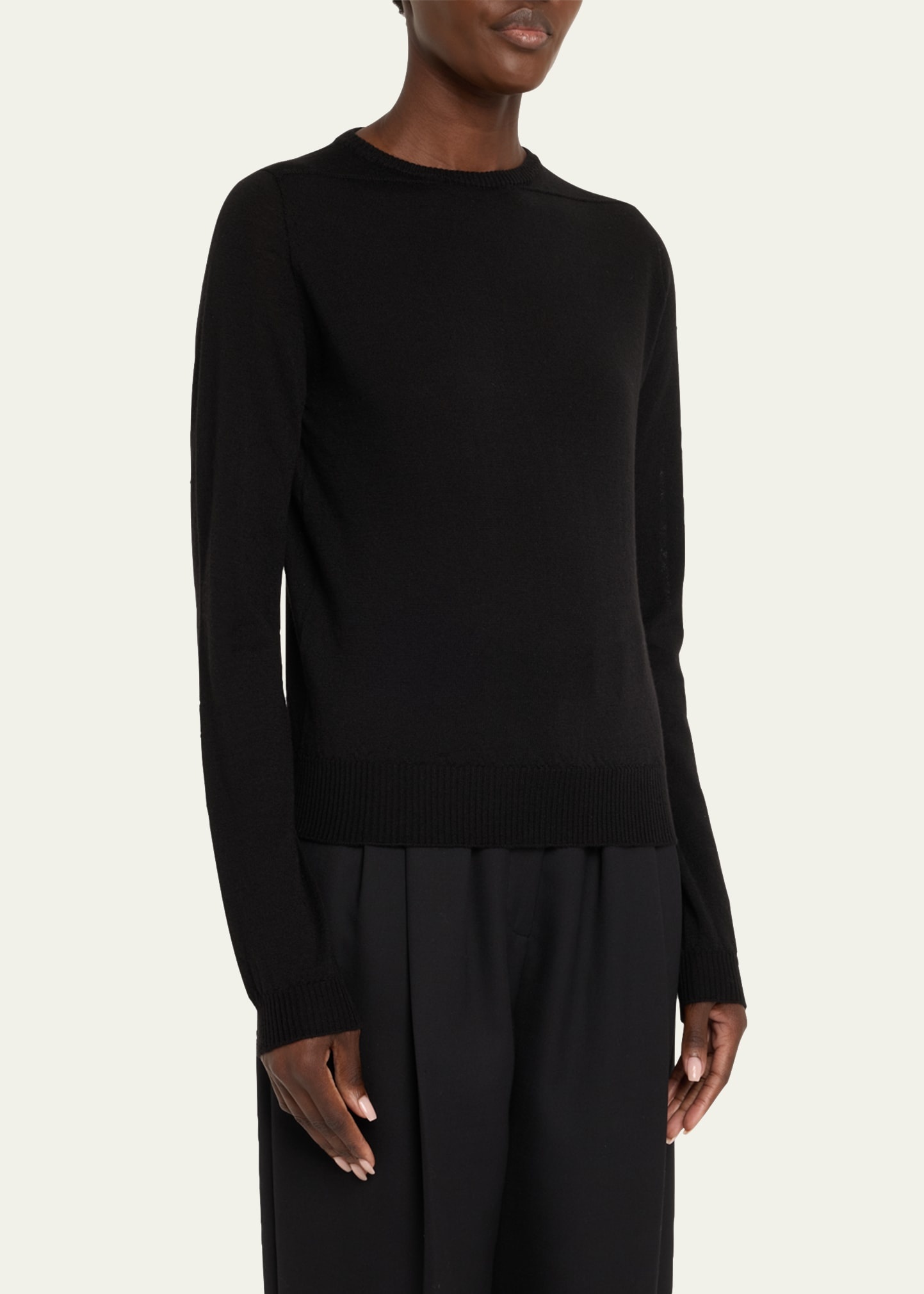 Biker Level Knit Wool Sweater - 4