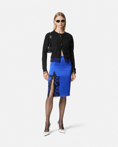 VERSACE Barocco Lace Cardigan outlook