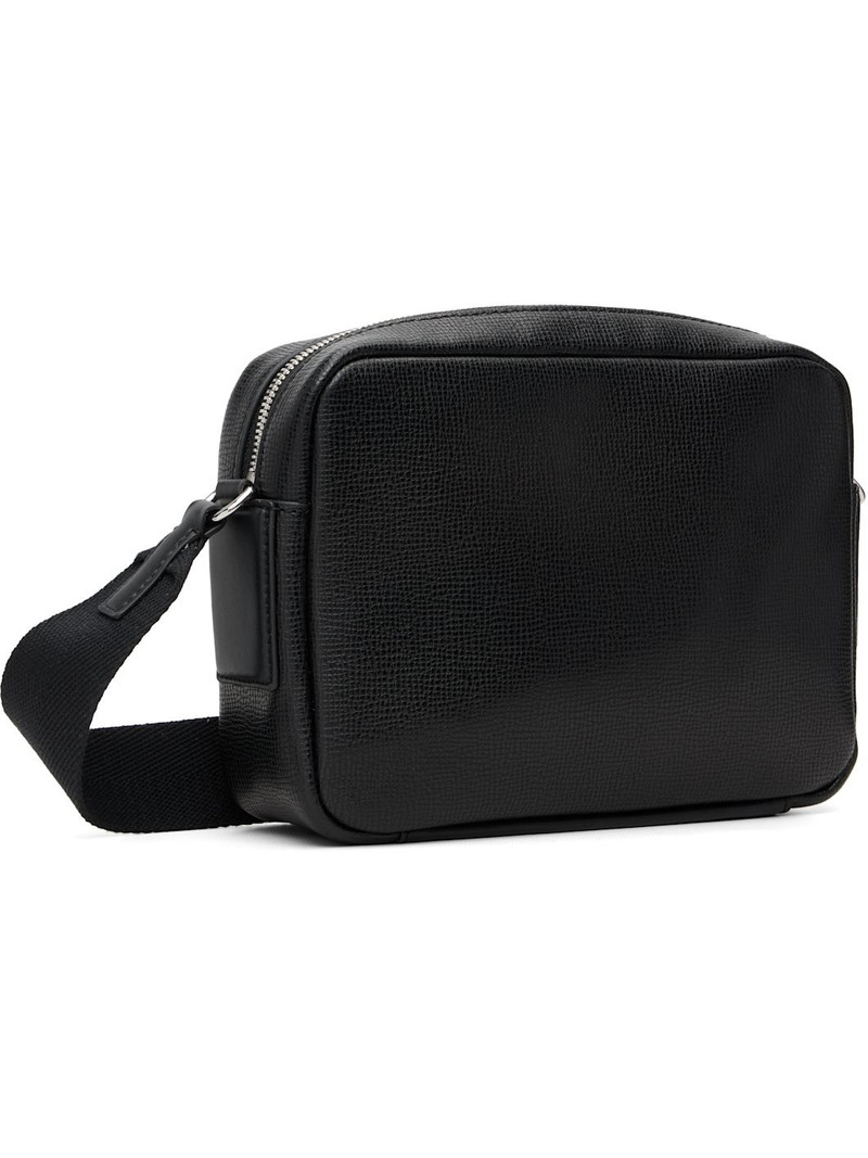 Black Ossian Leather Reporter Bag 3