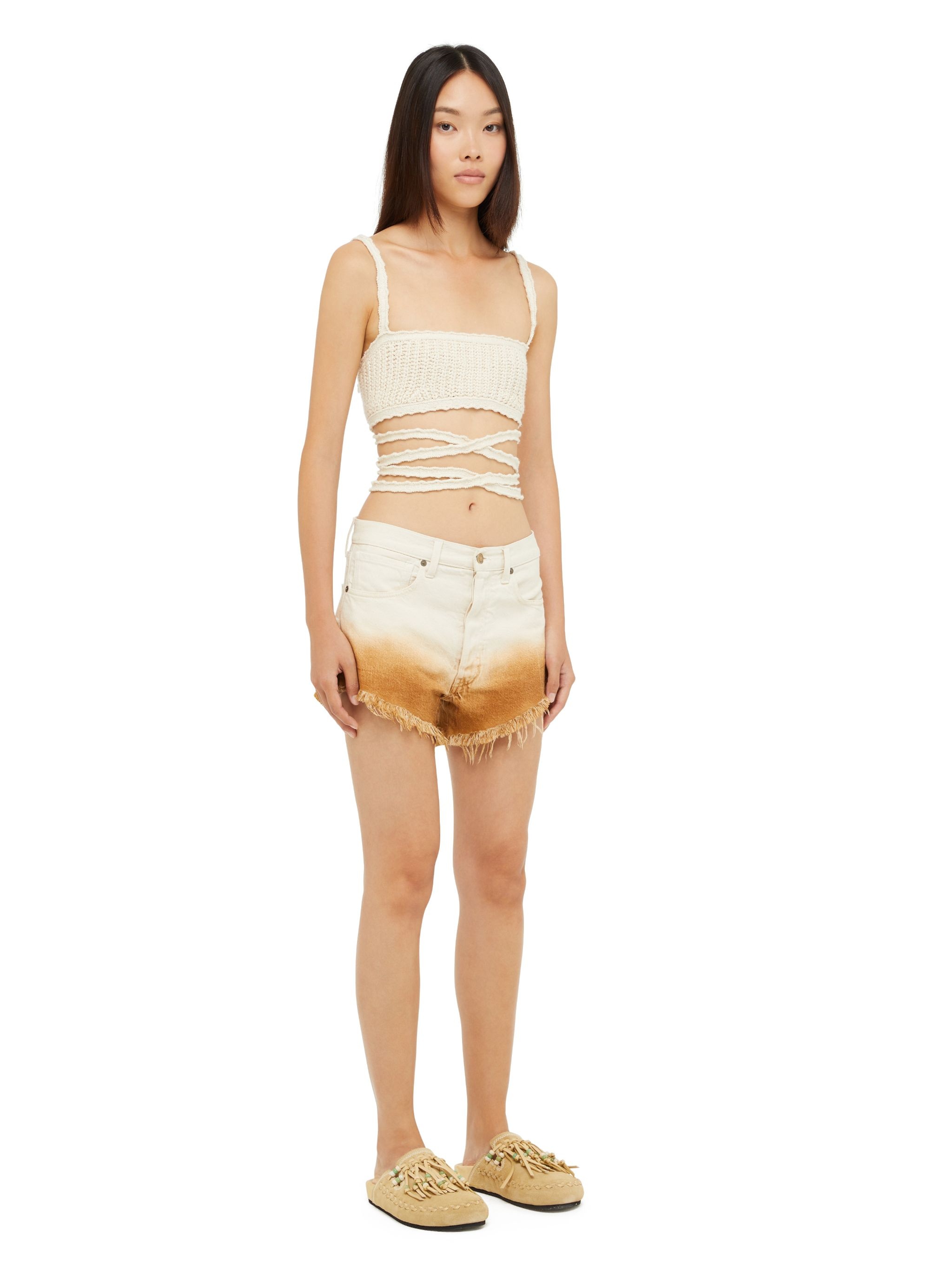 Bright Hues Denim Shorts - 5
