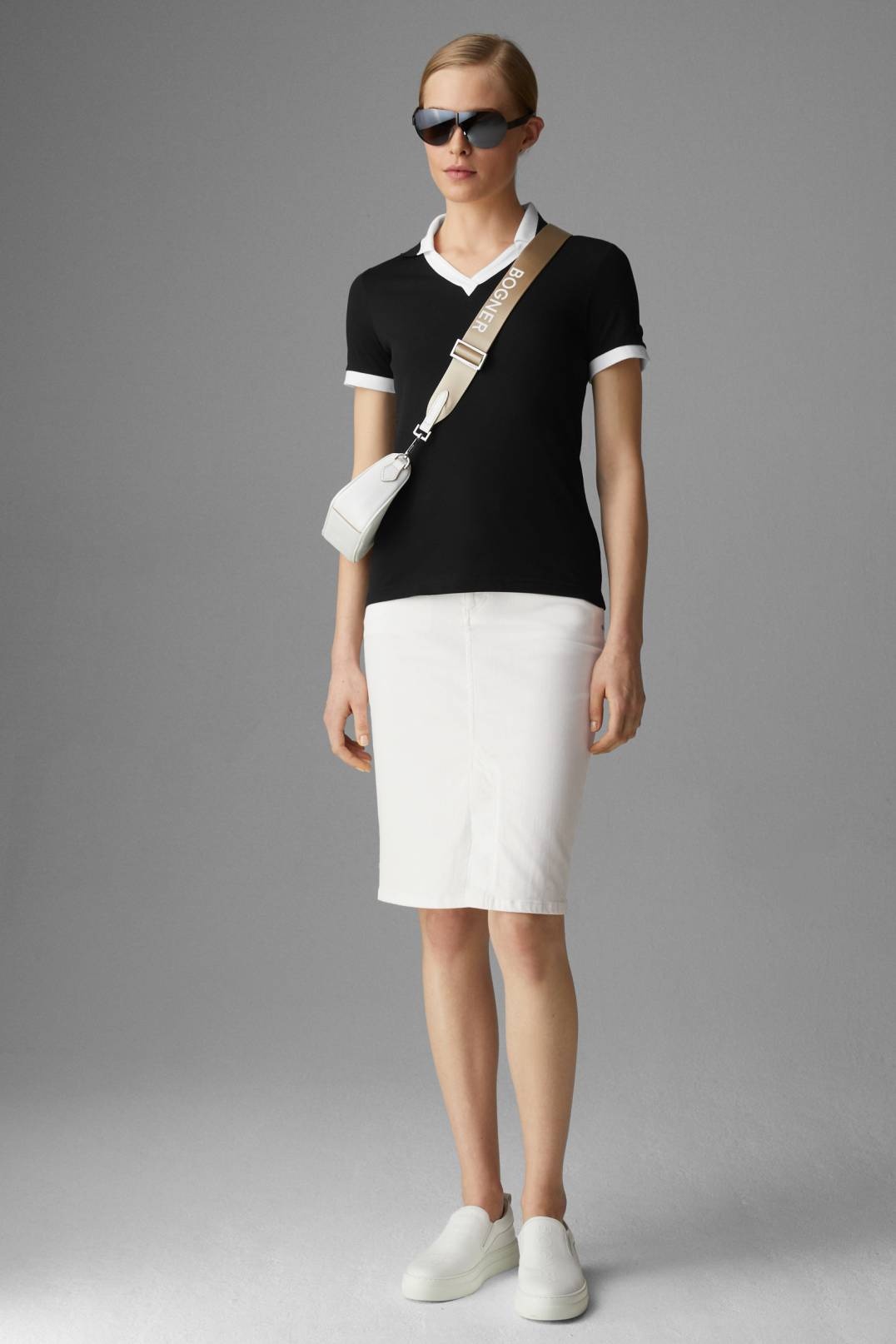 PONTRESINA LORA SHOULDER BAG IN WHITE - 7
