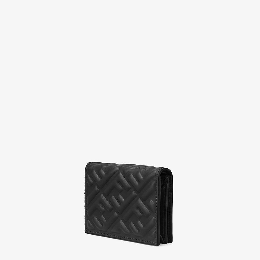 Black nappa leather wallet - 2