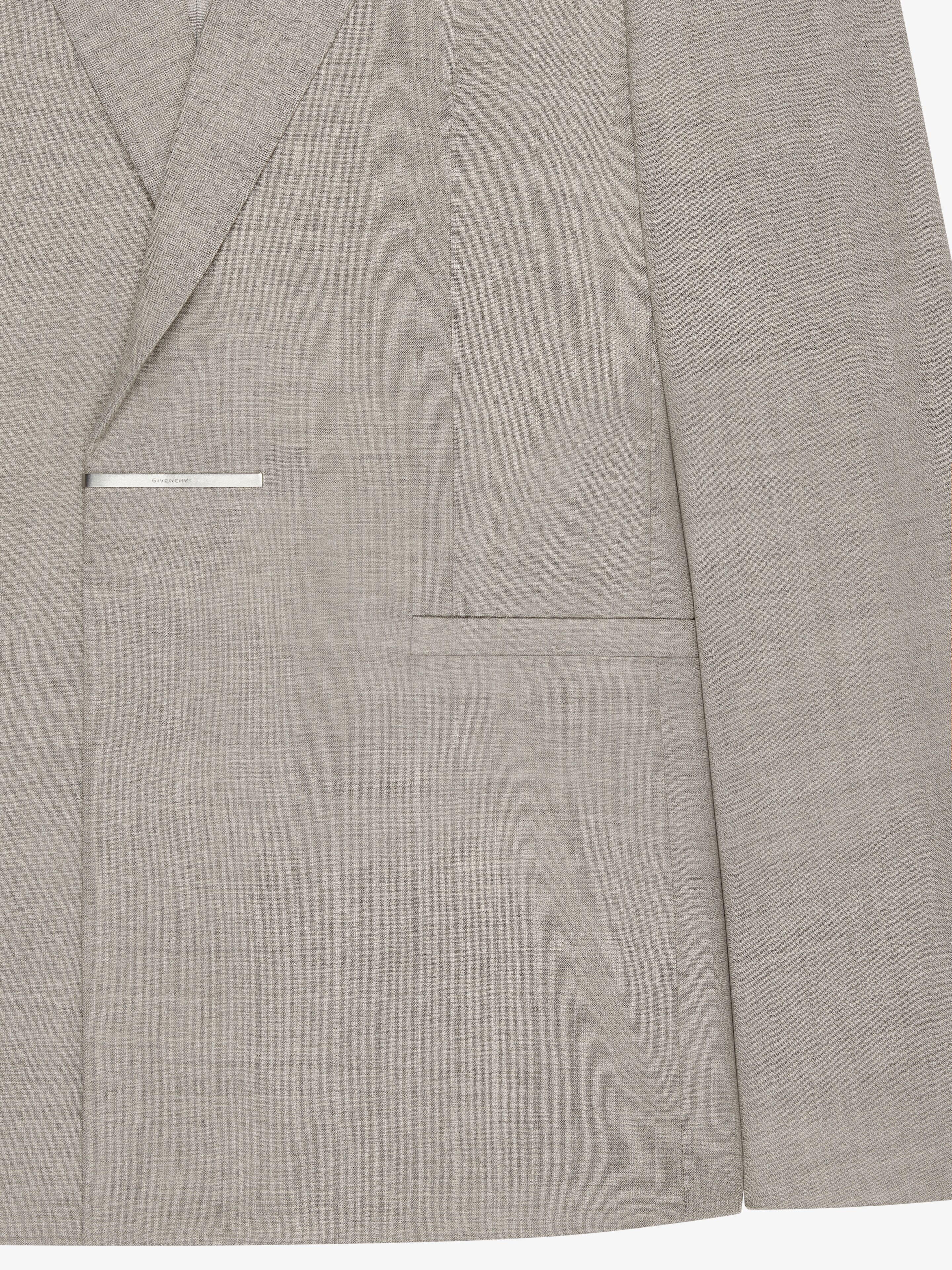 SLIM FIT JACKET IN WOOL - 5