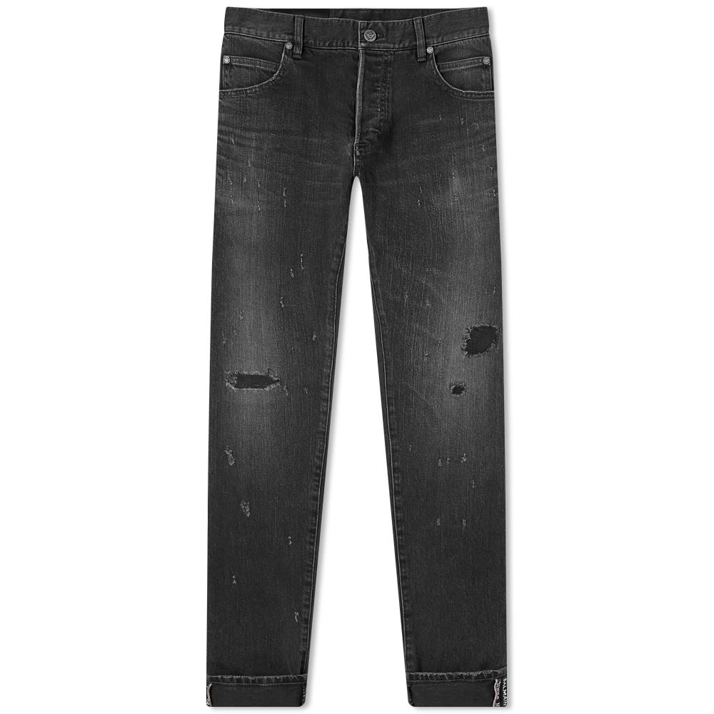 Balmain Selvedge Repaired Slim Jean - 1