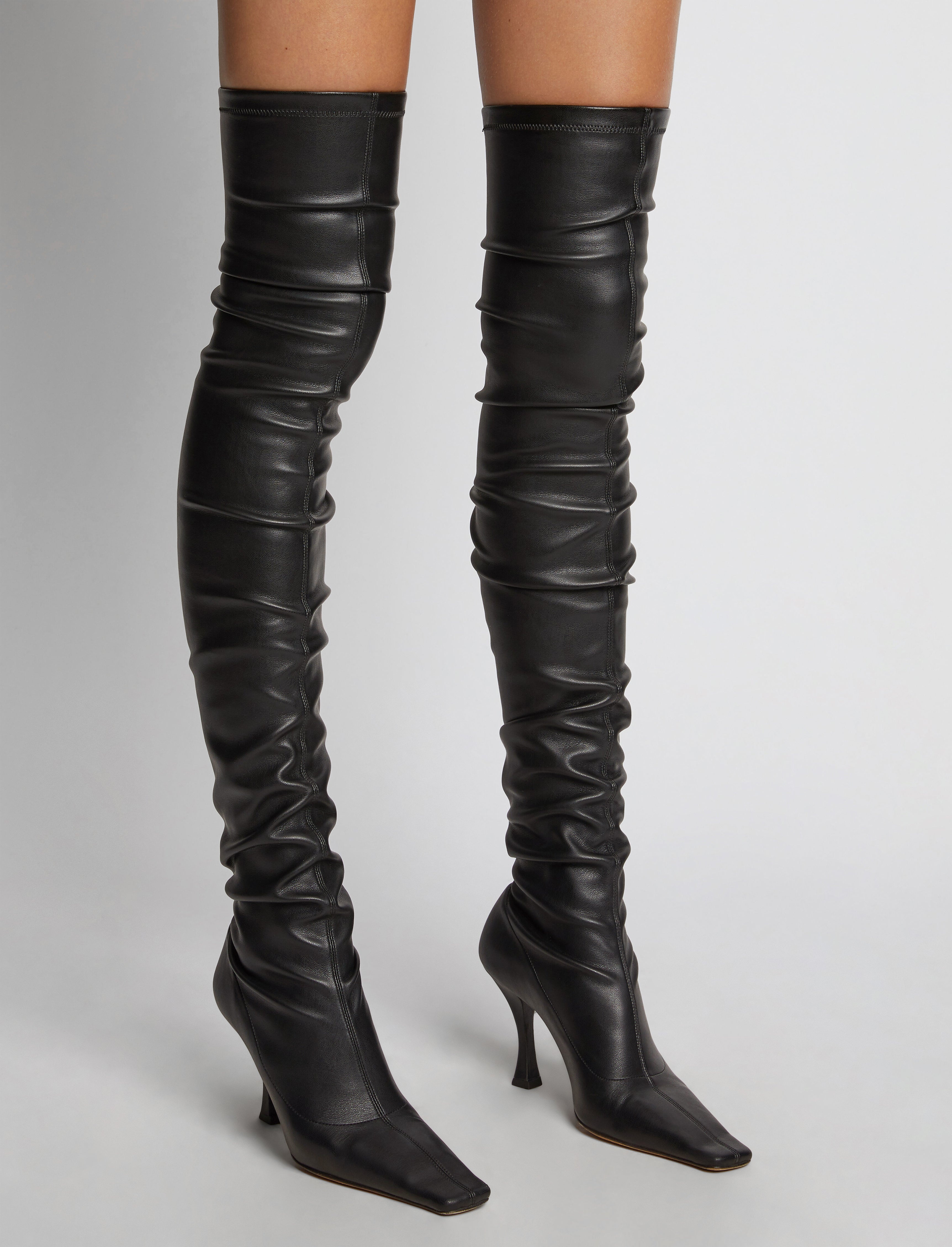 Trap Over The Knee Boots - 90mm - 5