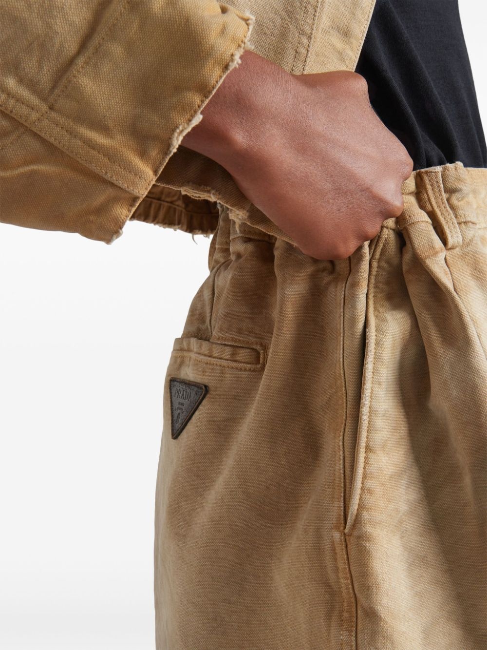 pleat-detailing shorts - 5