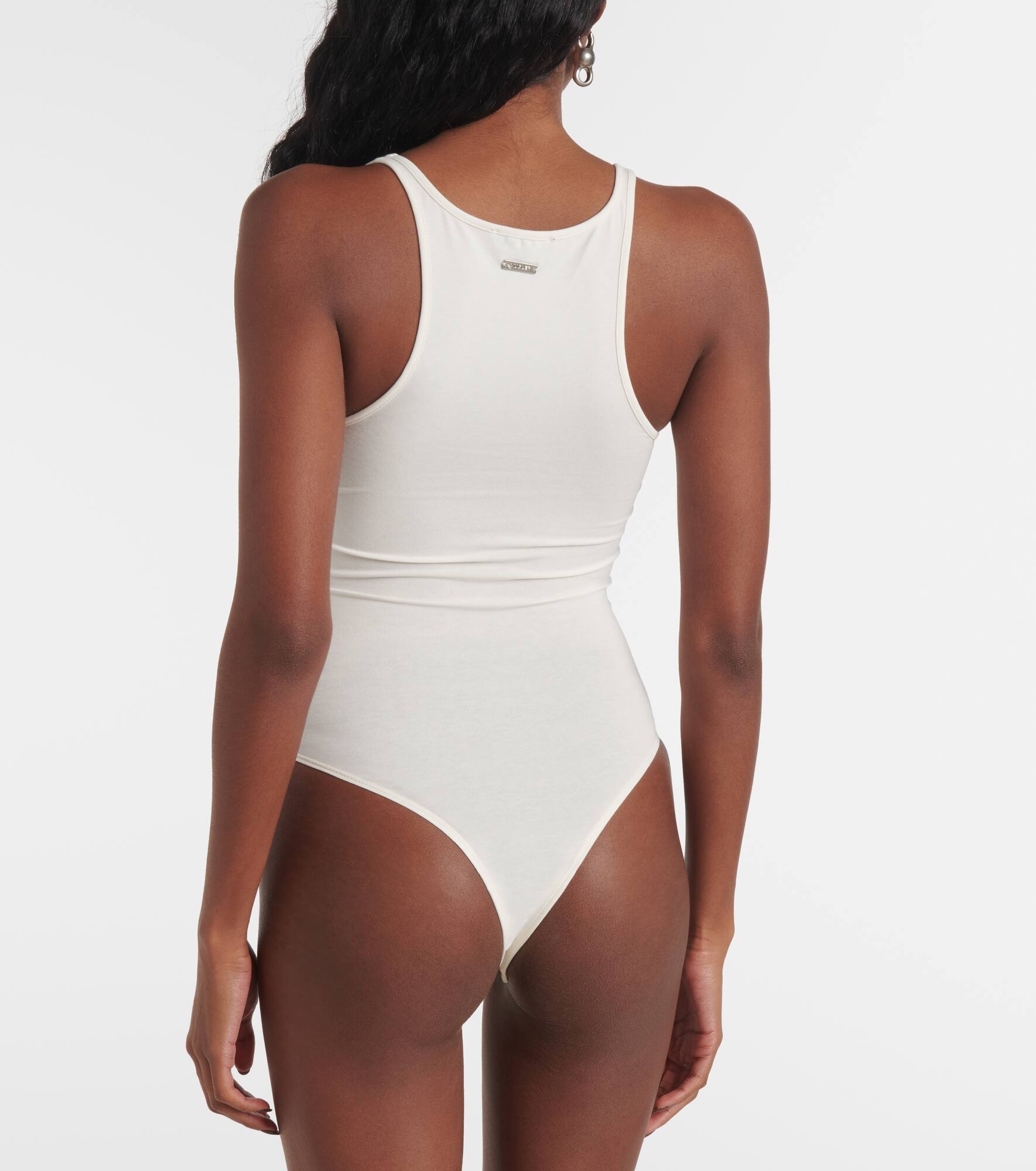 Embellished cotton bodysuit - 4