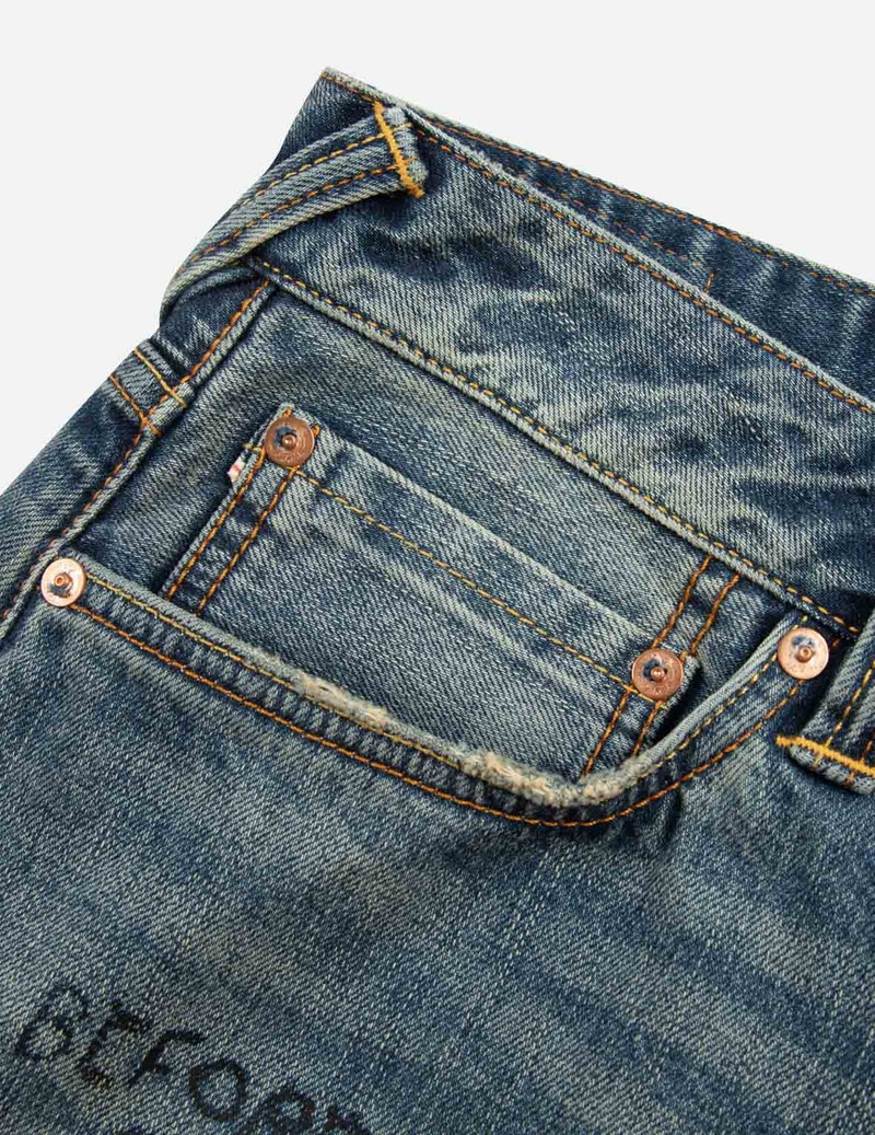 TAKE A CHANCE PRINT RELAX FIT JEANS 10