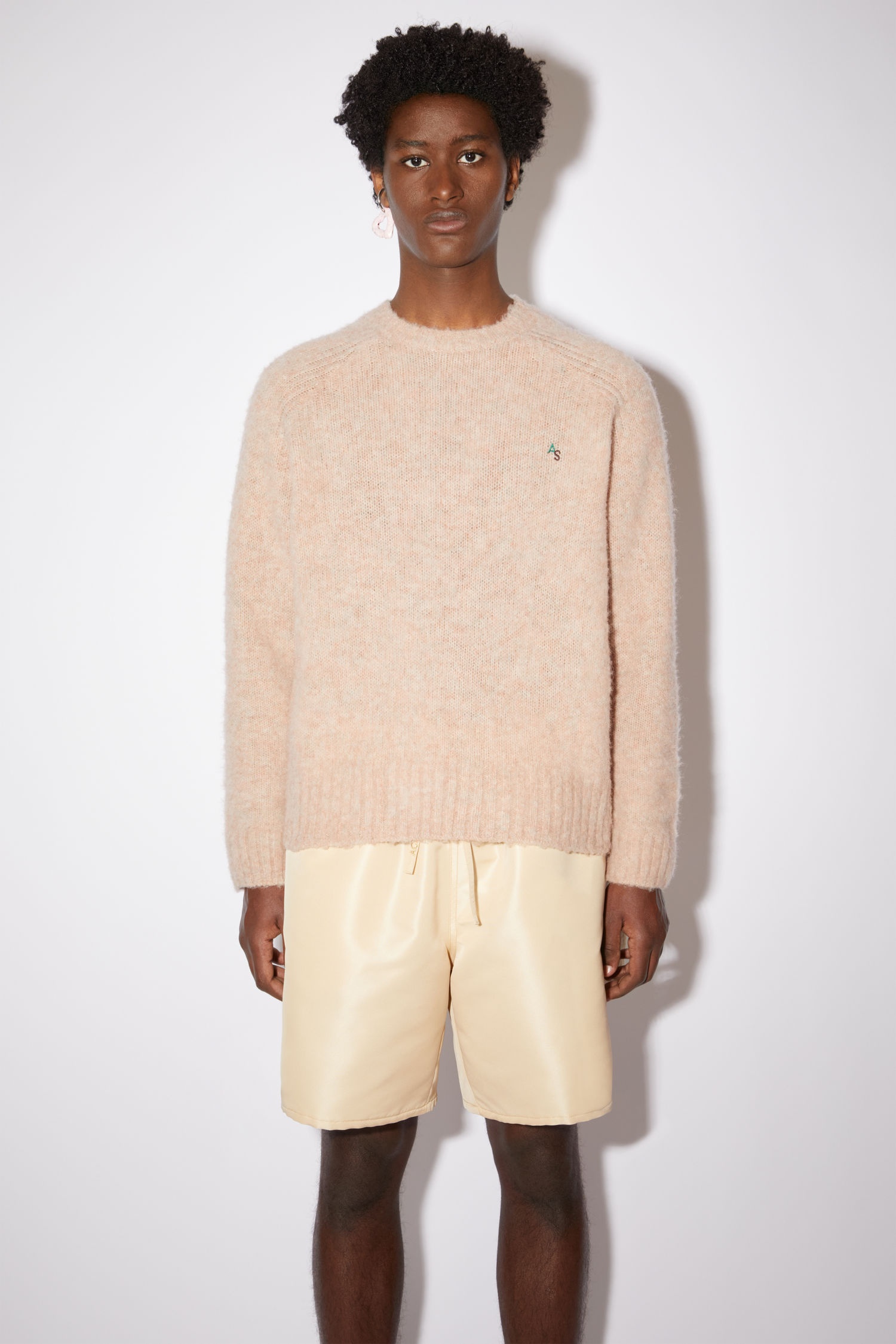 Crew neck sweater - Pastel pink - 2