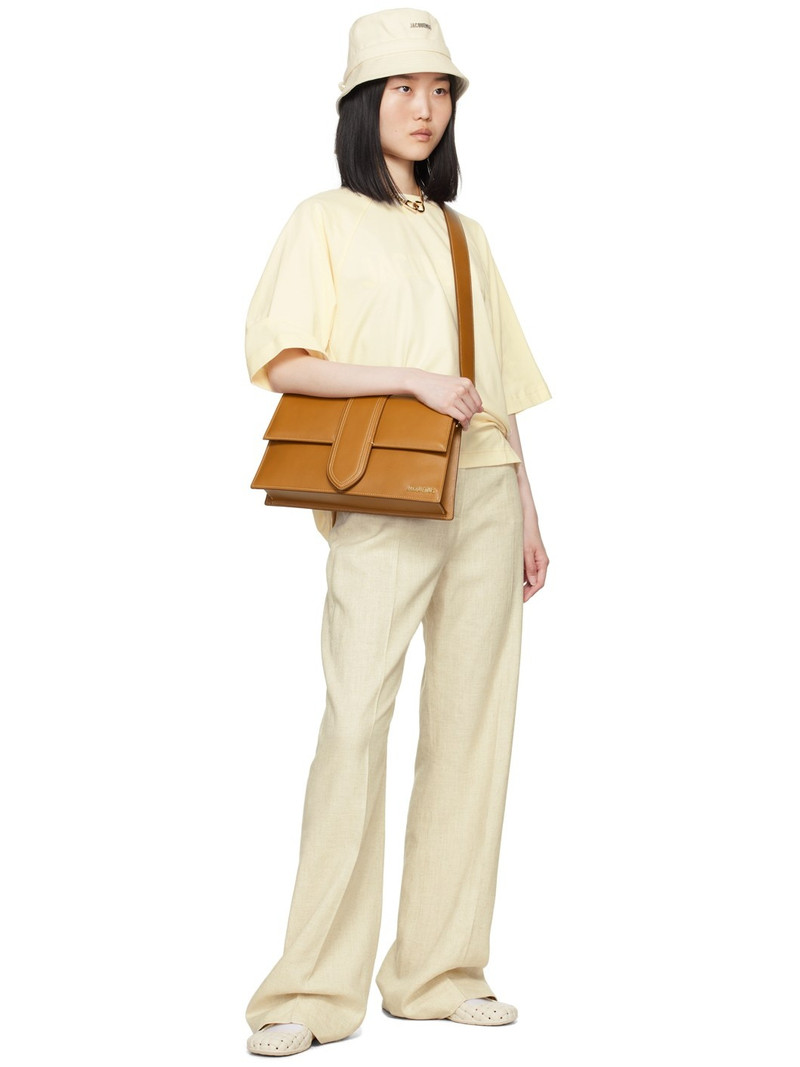 JACQUEMUS Beige Les Classiques 'Le t-shirt Typo' T-Shirt outlook