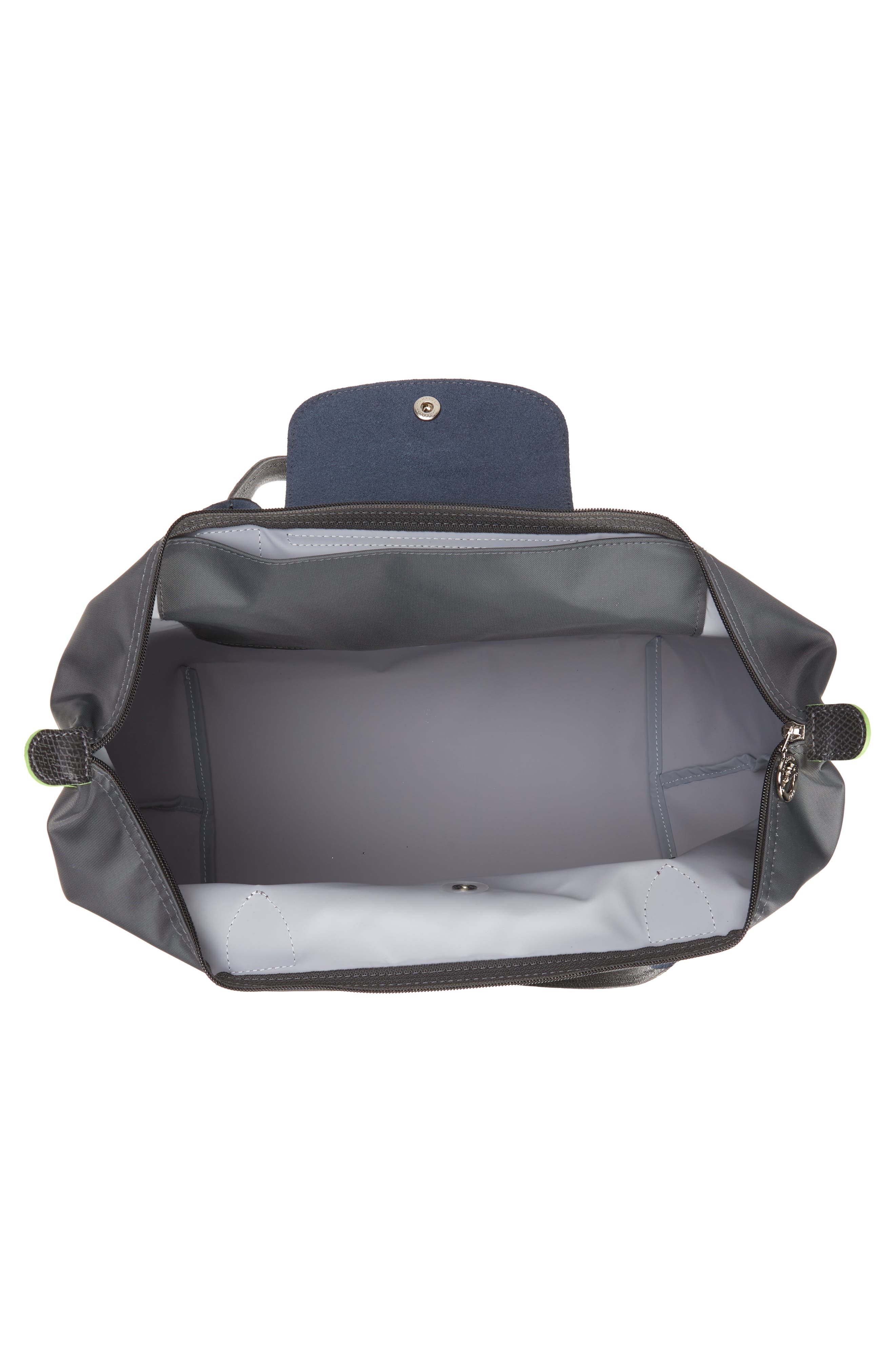 Longchamp Le Pliage Green Recycled Canvas Large Shoulder Tote in Graphite at Nordstrom - 4