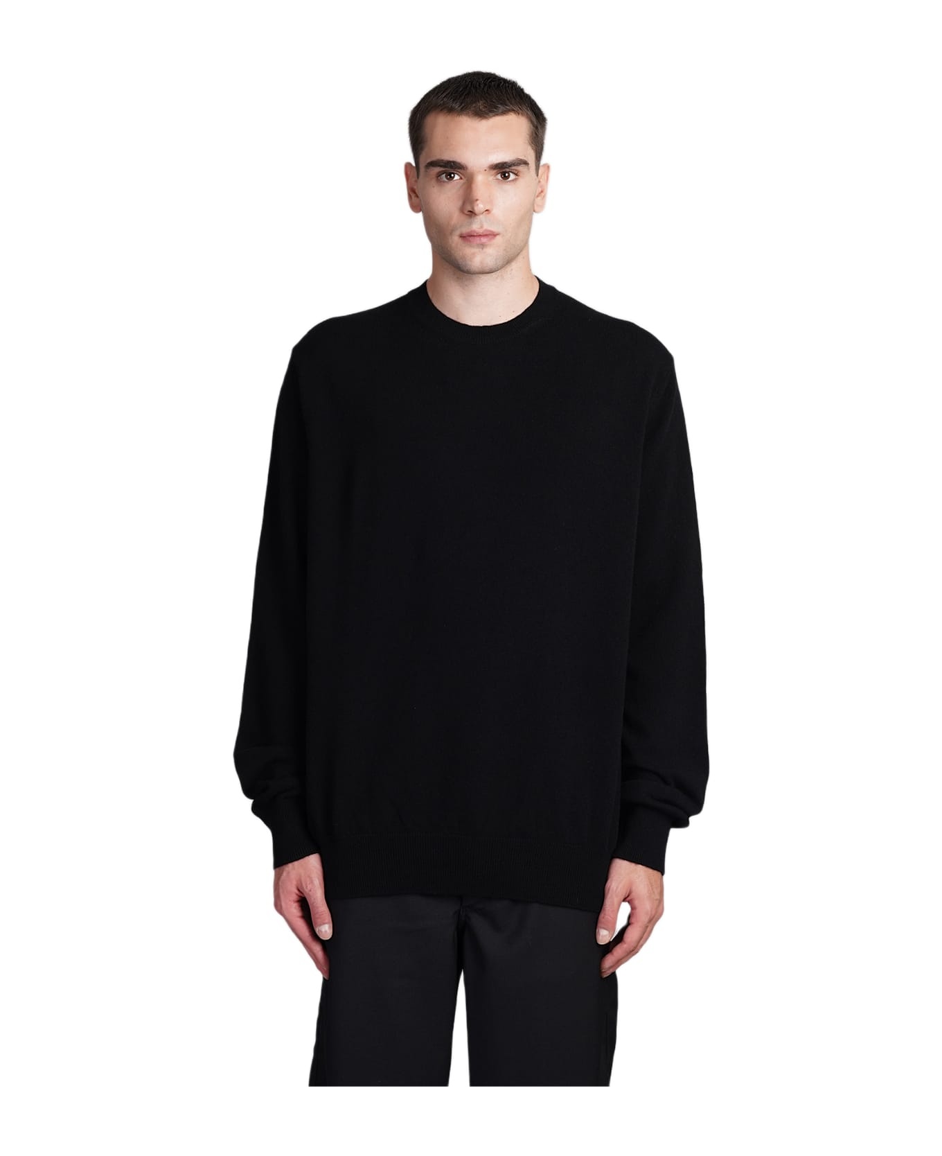 Knitwear In Black Wool - 1