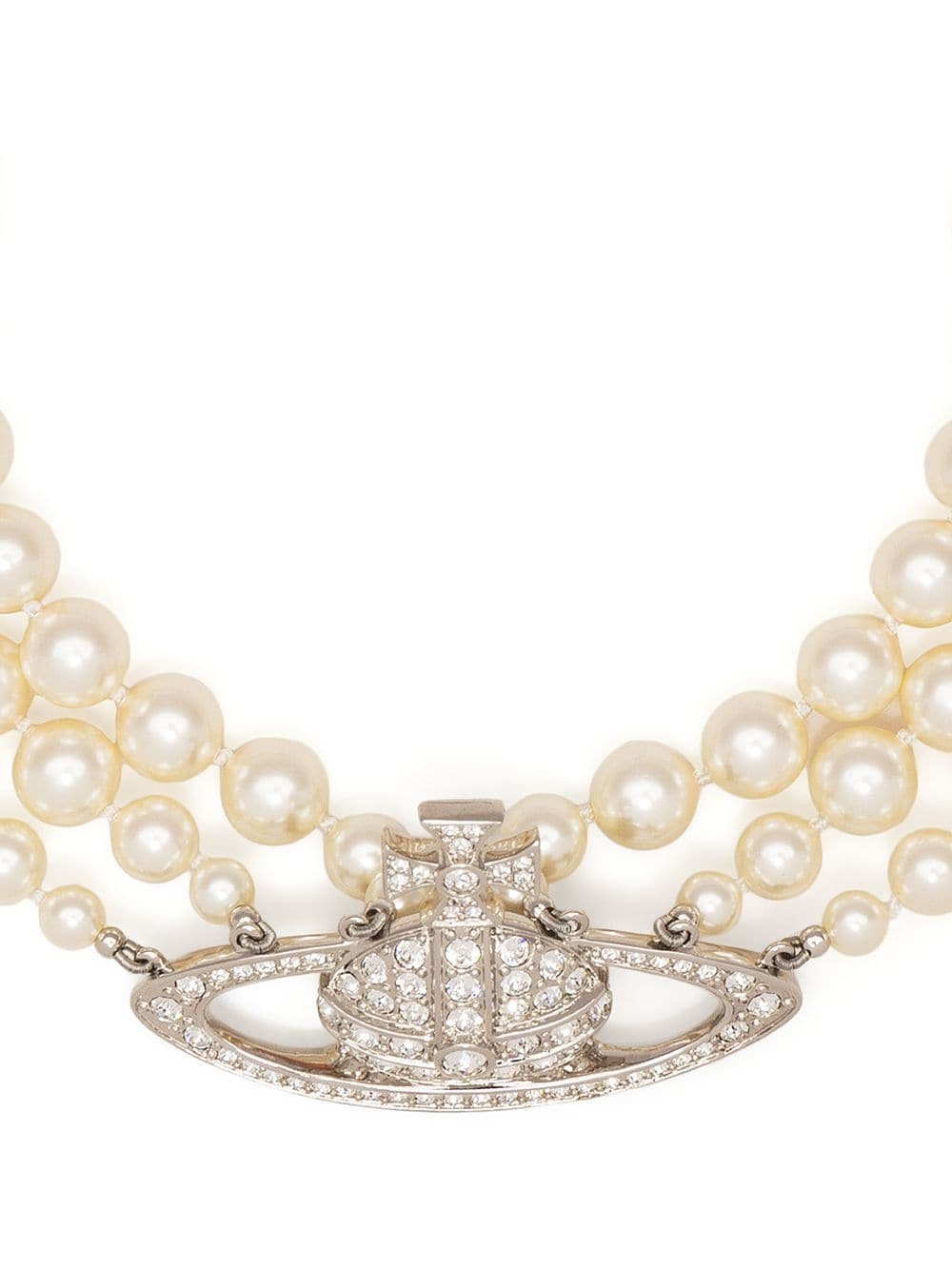 Orb pearl-detail necklace - 3