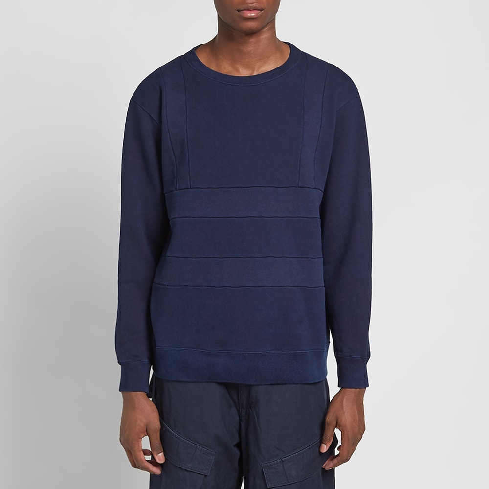 Blue Blue Japan Panel Crew Neck Sweat - 4