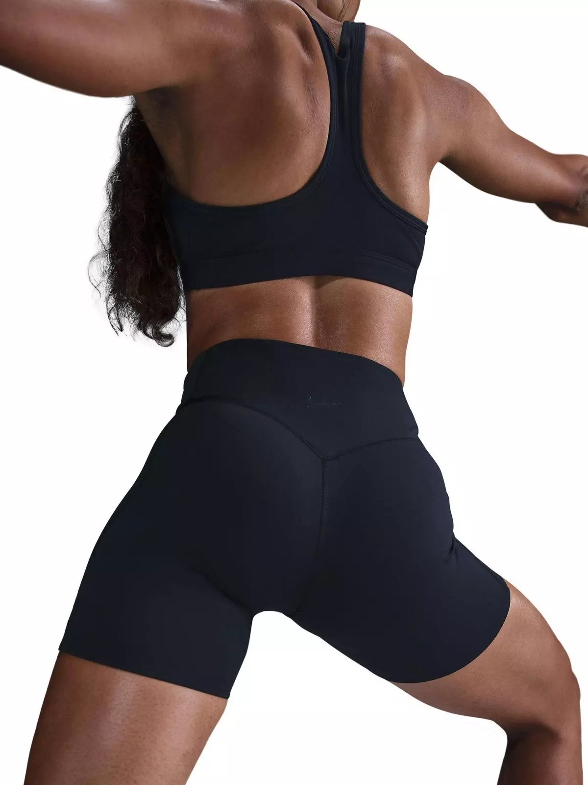 Women's Dri-FIT Universa High Rise 5" Biker Shorts -Black - 3
