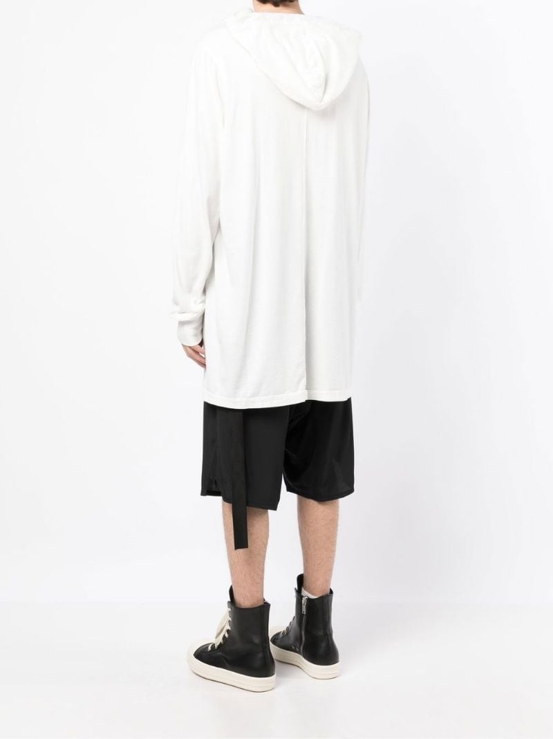 graphic-print organic cotton hoodie - 4