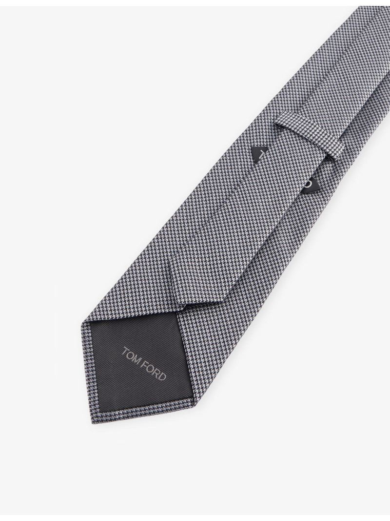 Houndstooth Silk Tie 4