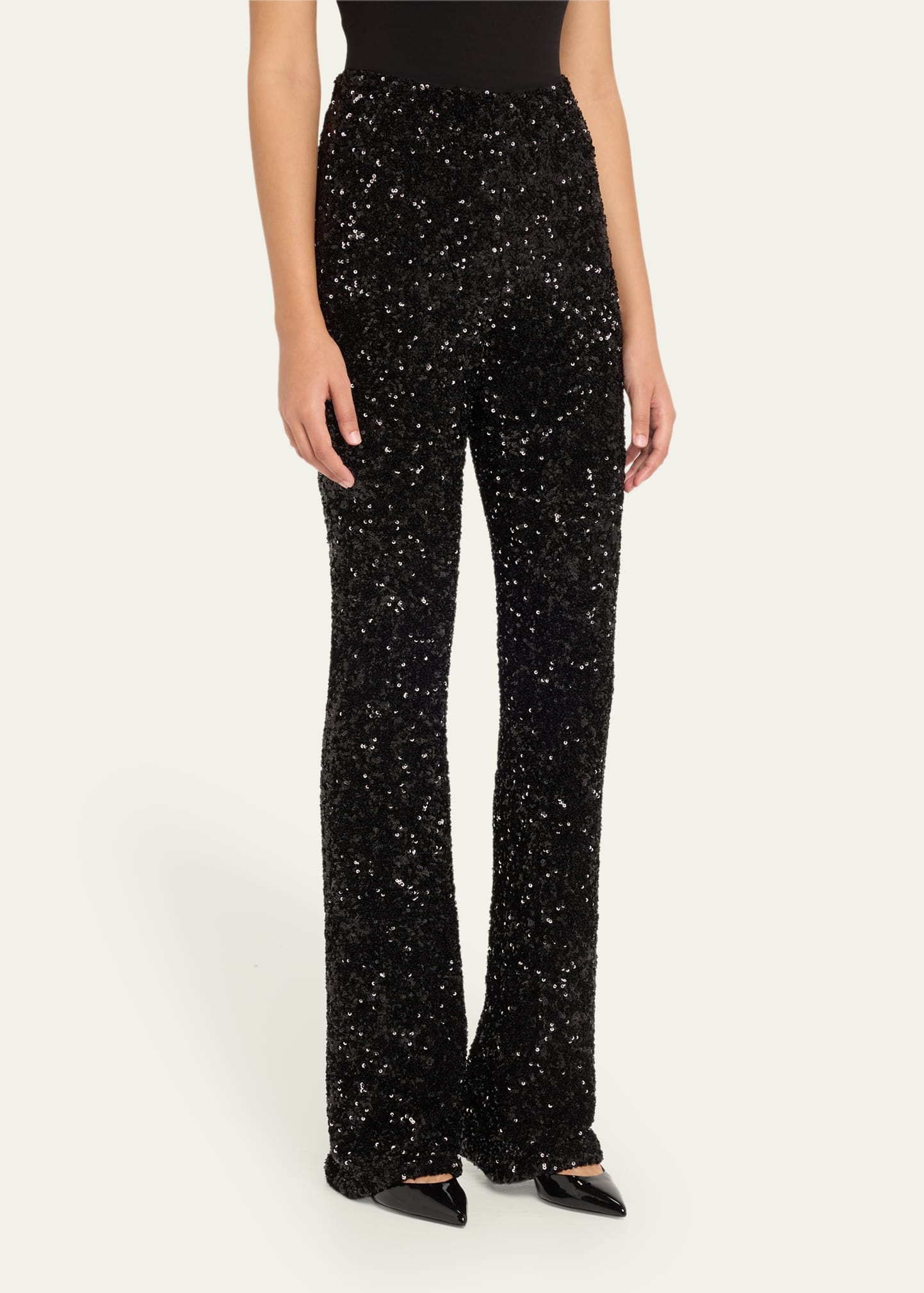 Rmp Sequined Bootcut Pants - 4