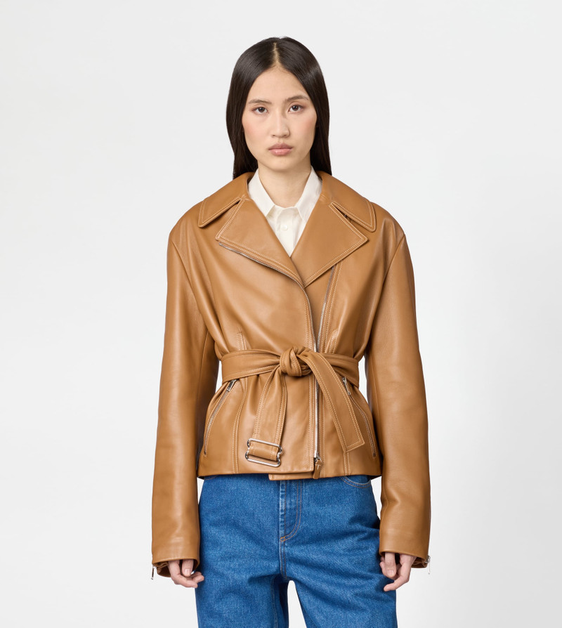 BIKER IN LEATHER - BROWN 4