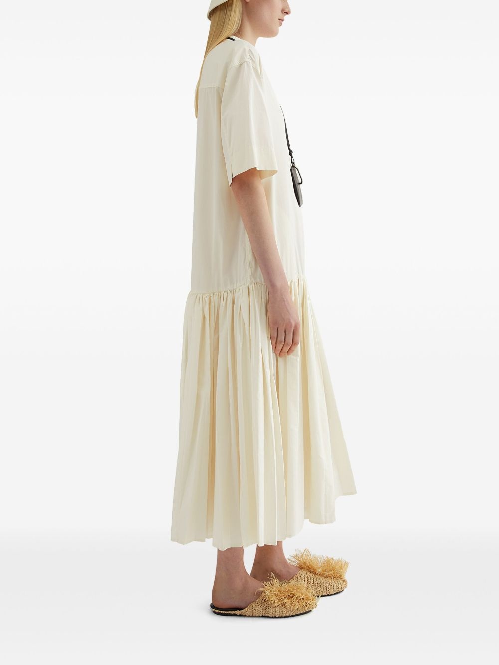 cotton shirt dress - 3