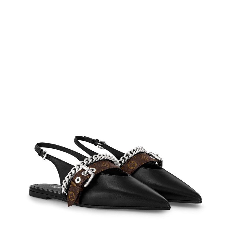 LV Vibe Slingback Flat Ballerina 1