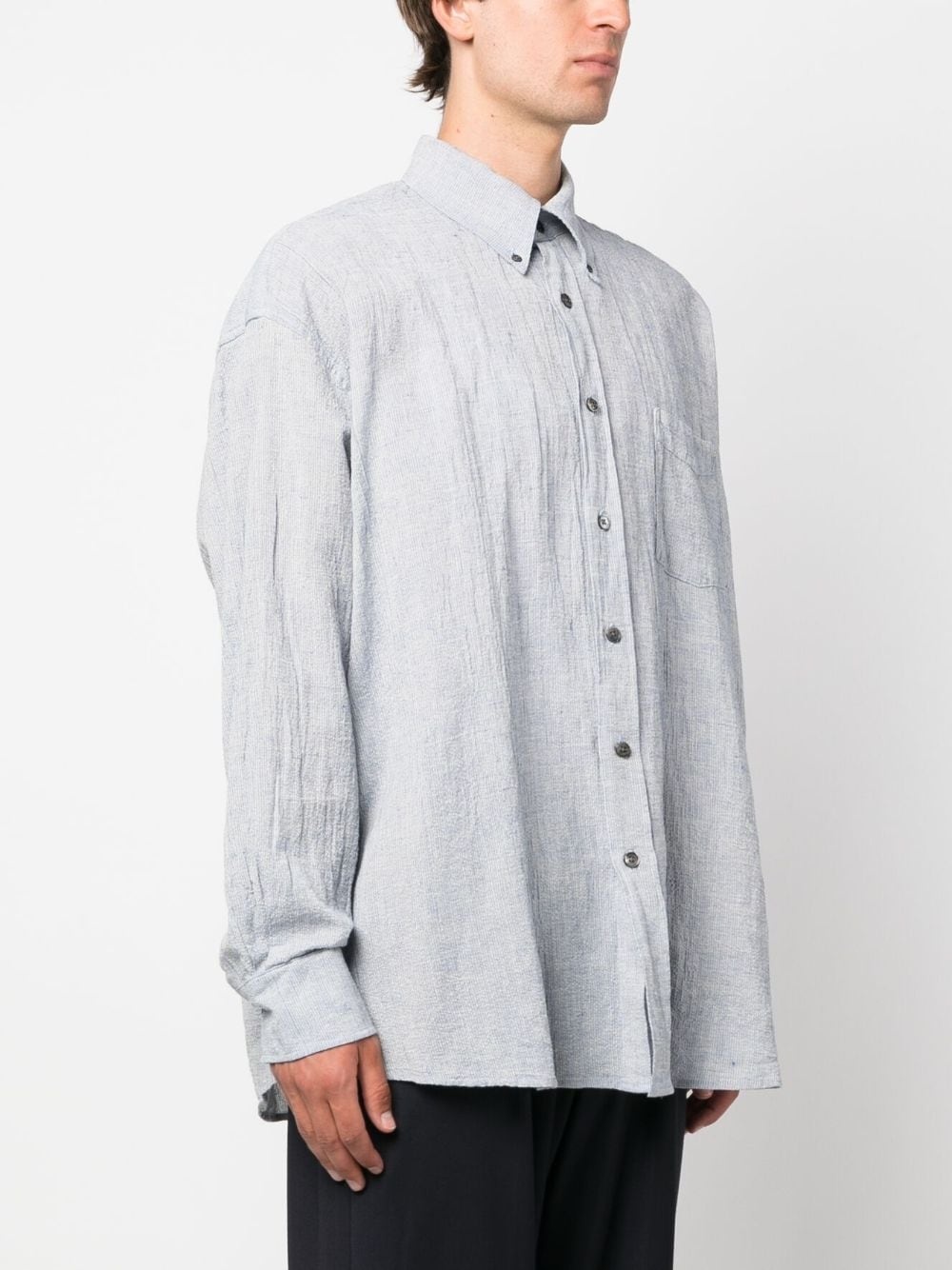 long-sleeve buttoned shirt - 3
